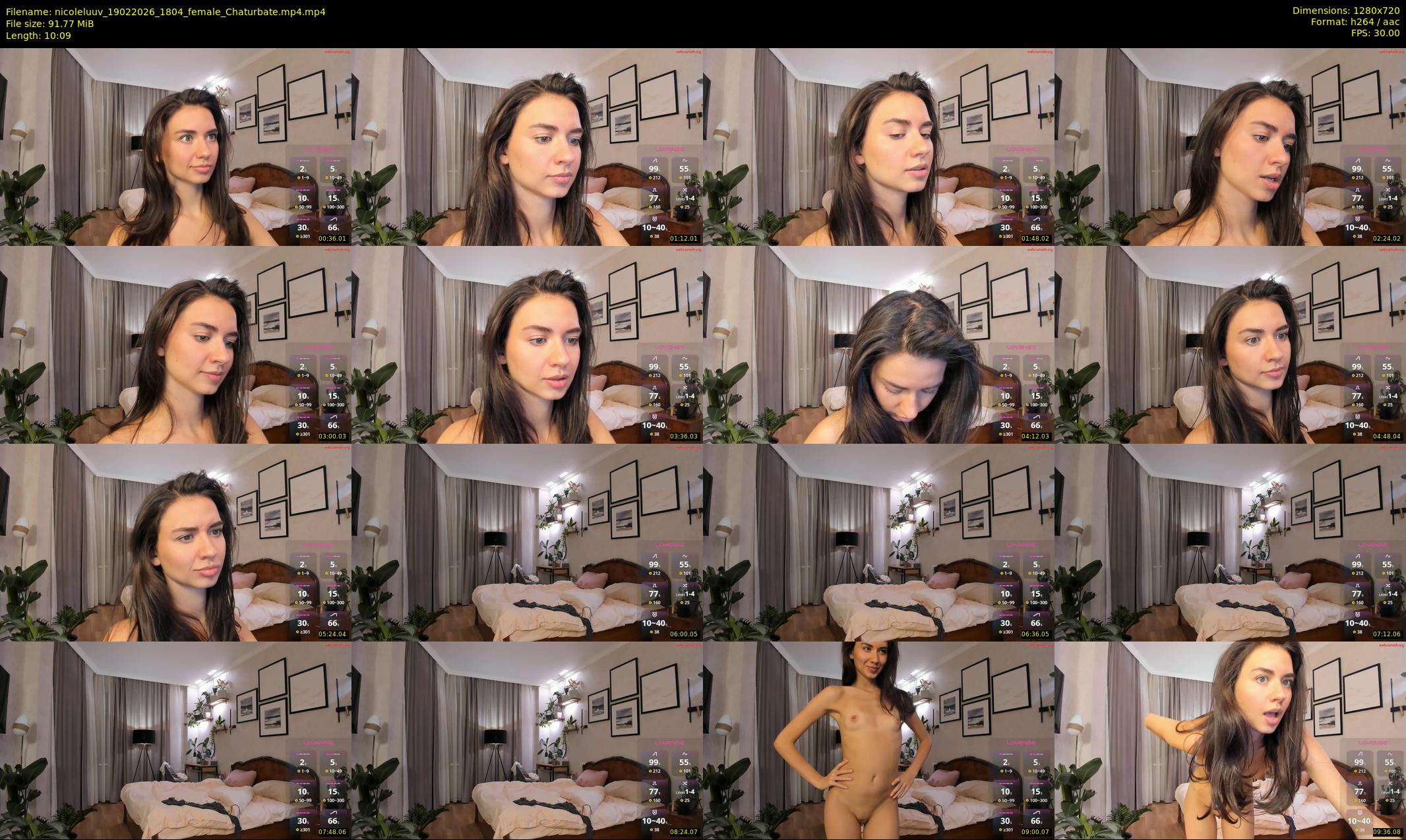 nicoleluuv — 11 minute Chaturbate female cam show recording, 720p, Feb 19, 2026