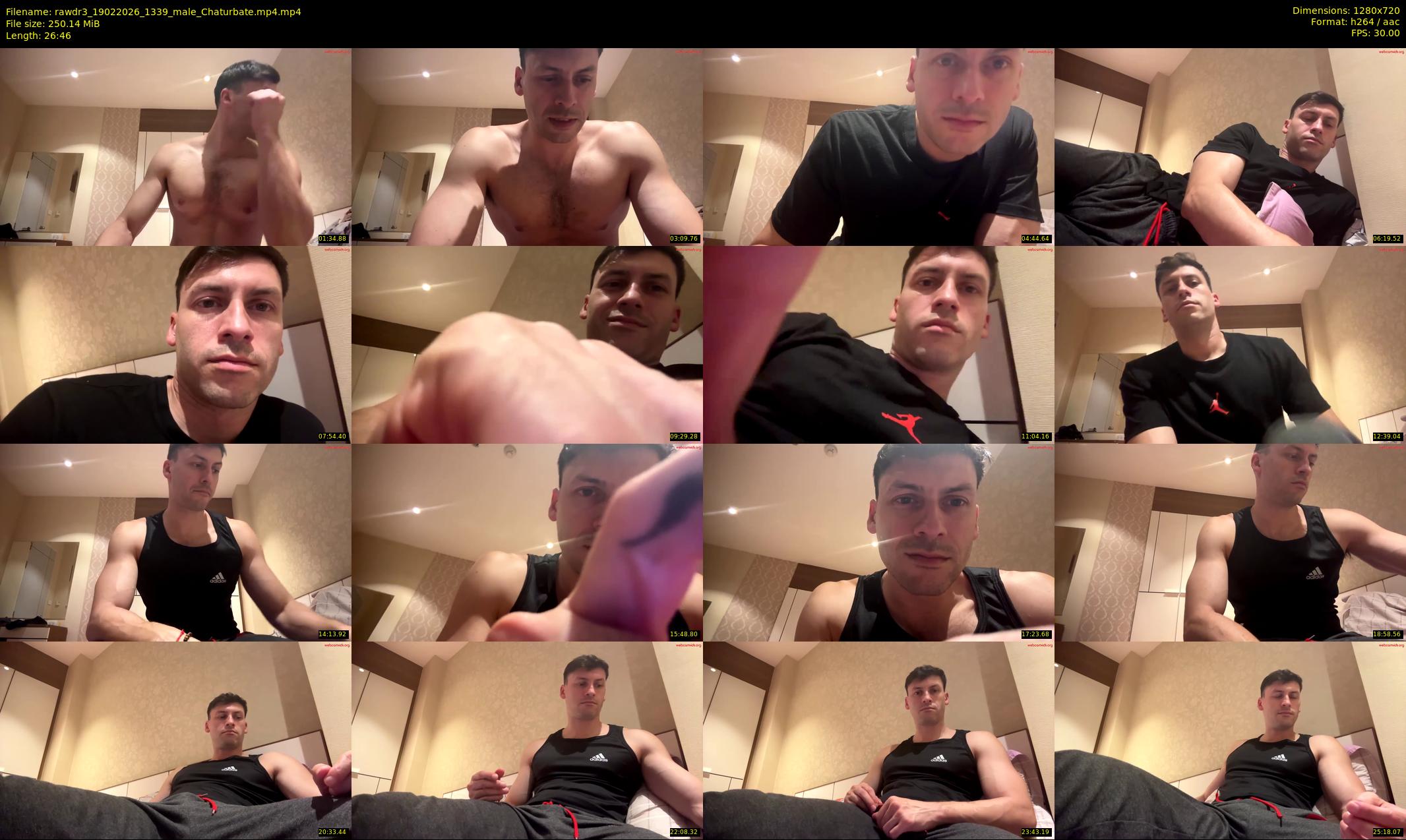 rawdr3 — 27 minute Chaturbate male cam show recording, 720p, Feb 19, 2026