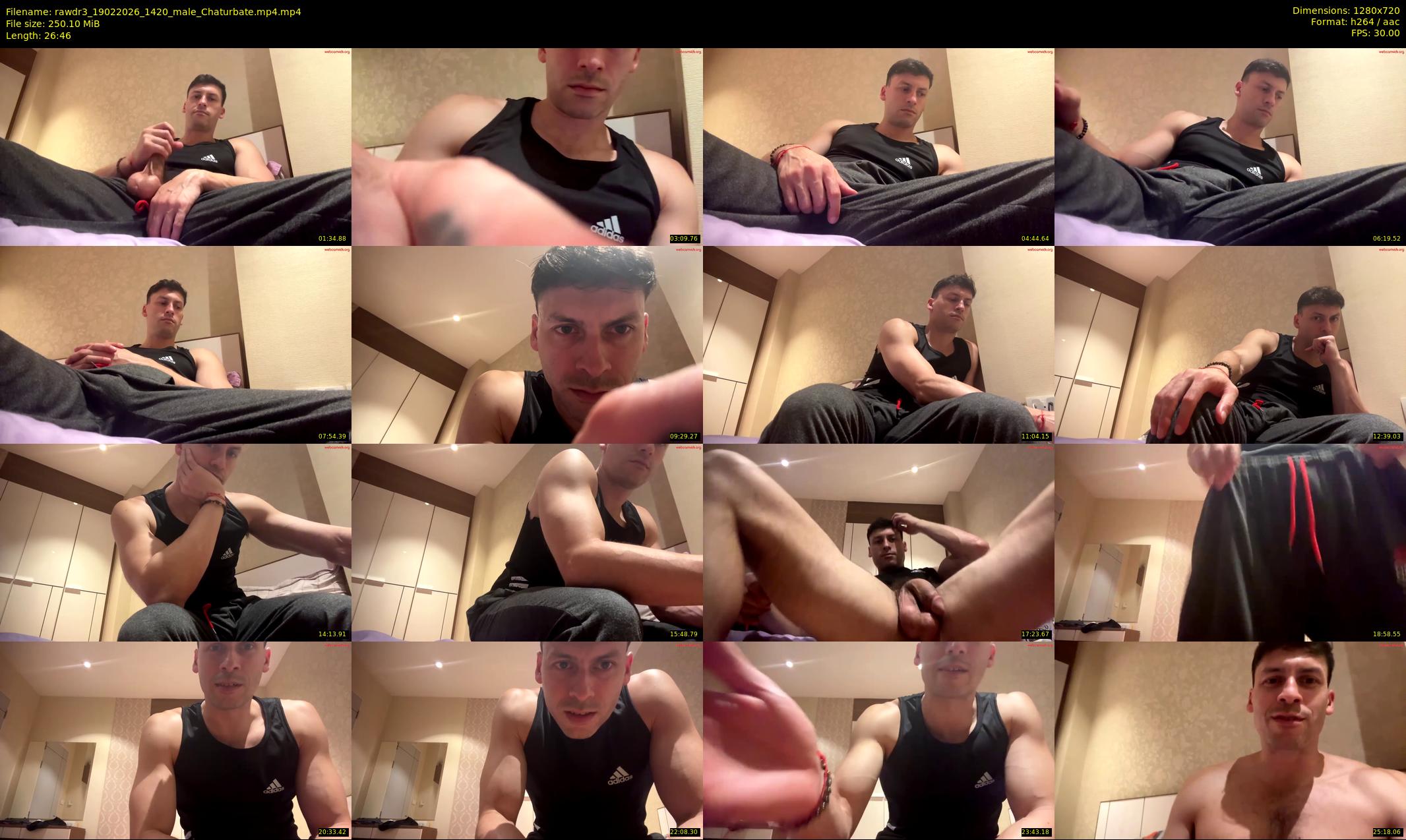 rawdr3 — 27 minute Chaturbate male cam show recording, 720p, Feb 19, 2026