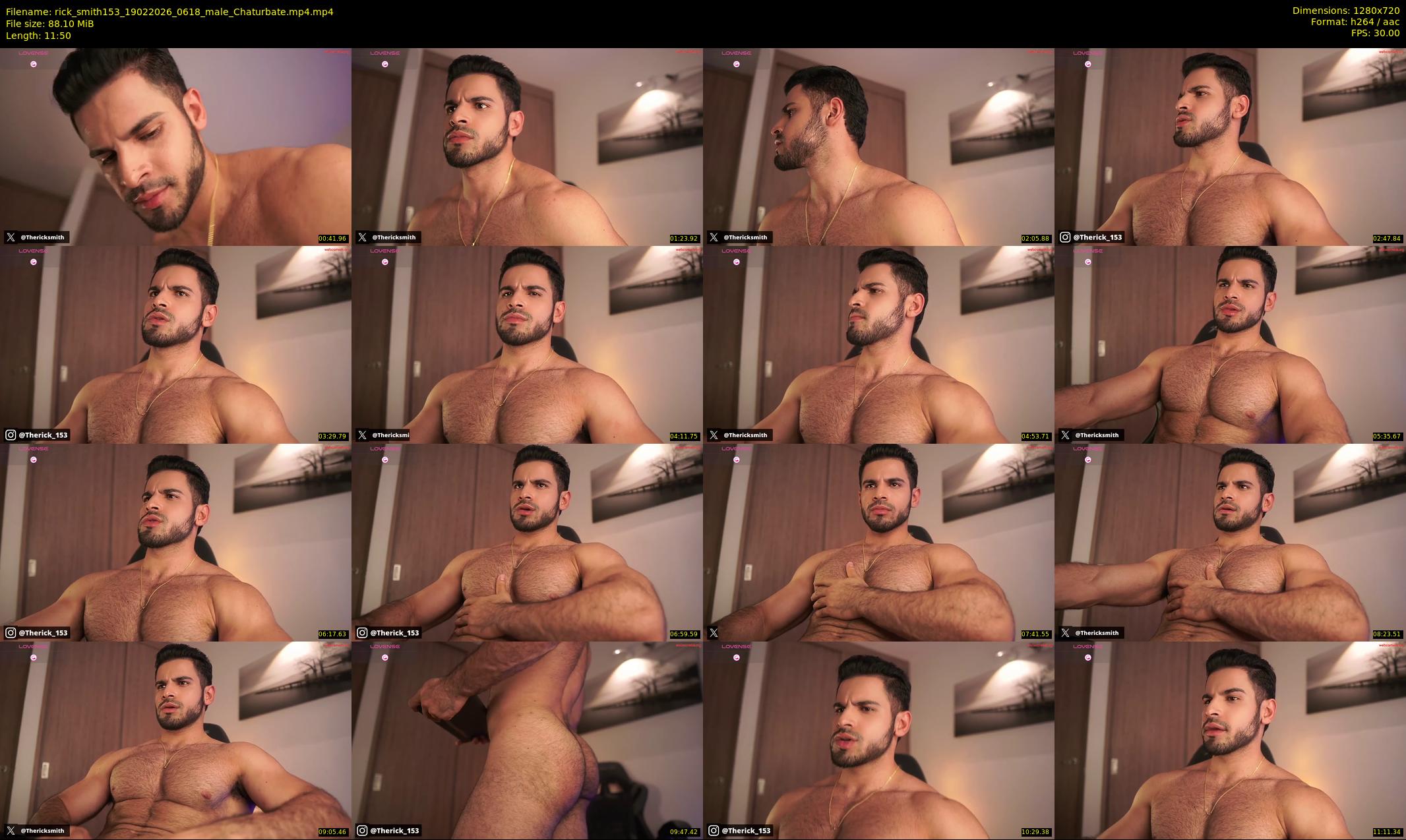 rick_smith153 — 12 minute Chaturbate male cam show recording, 720p, Feb 19, 2026