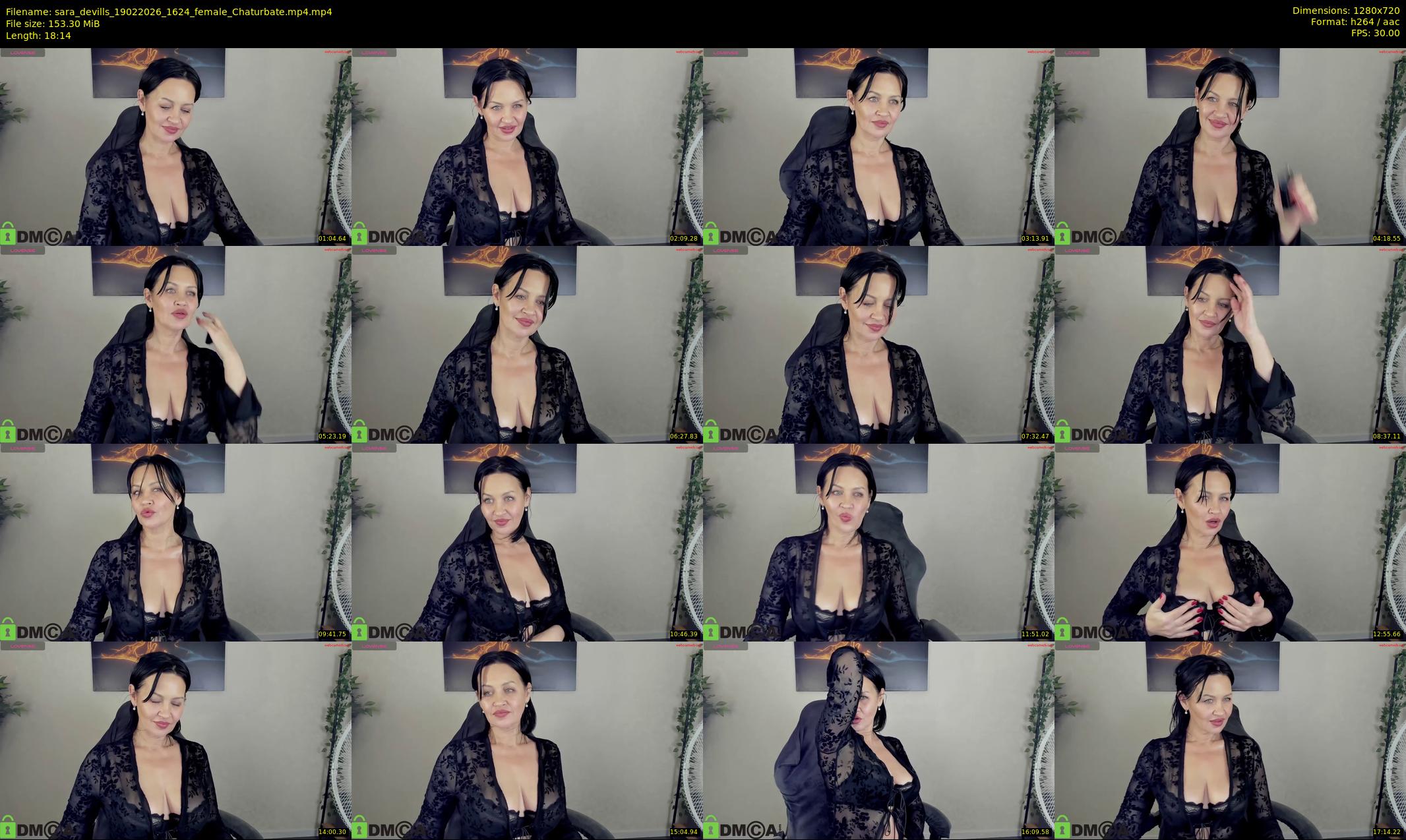 sara_devills — 19 minute Chaturbate female cam show recording, 720p, Feb 19, 2026