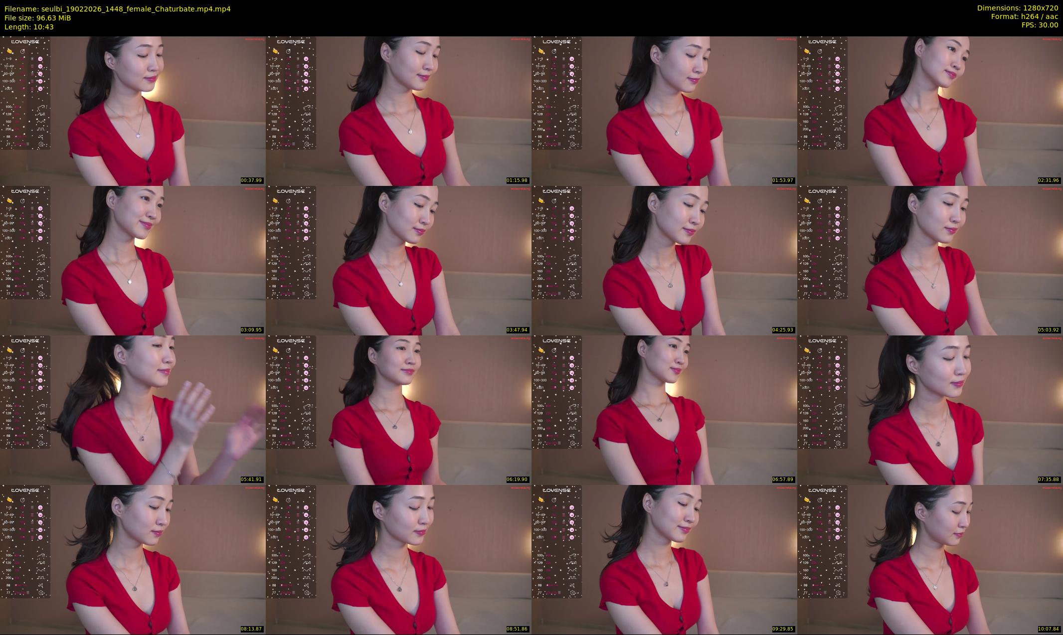 seulbi — 11 minute Chaturbate female cam show recording, 720p, Feb 19, 2026