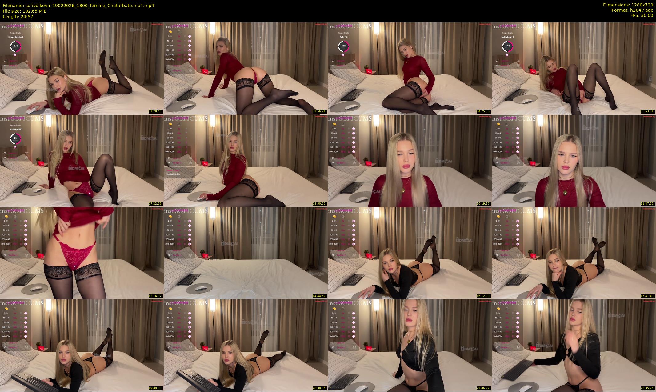 sofivolkova — 25 minute Chaturbate female cam show recording, 720p, Feb 19, 2026