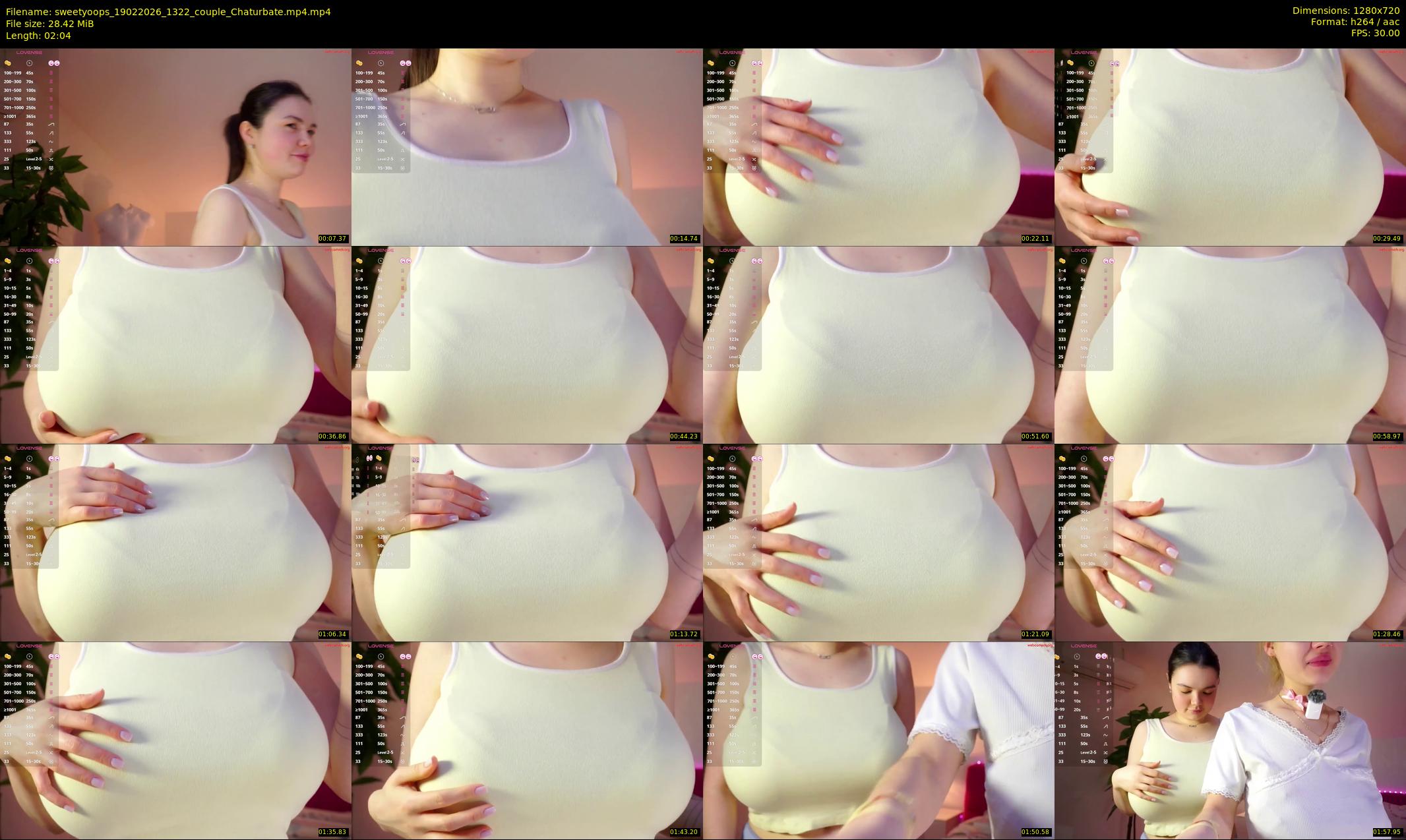 sweetyoops — 3 minute Chaturbate female cam show recording, 720p, Feb 19, 2026