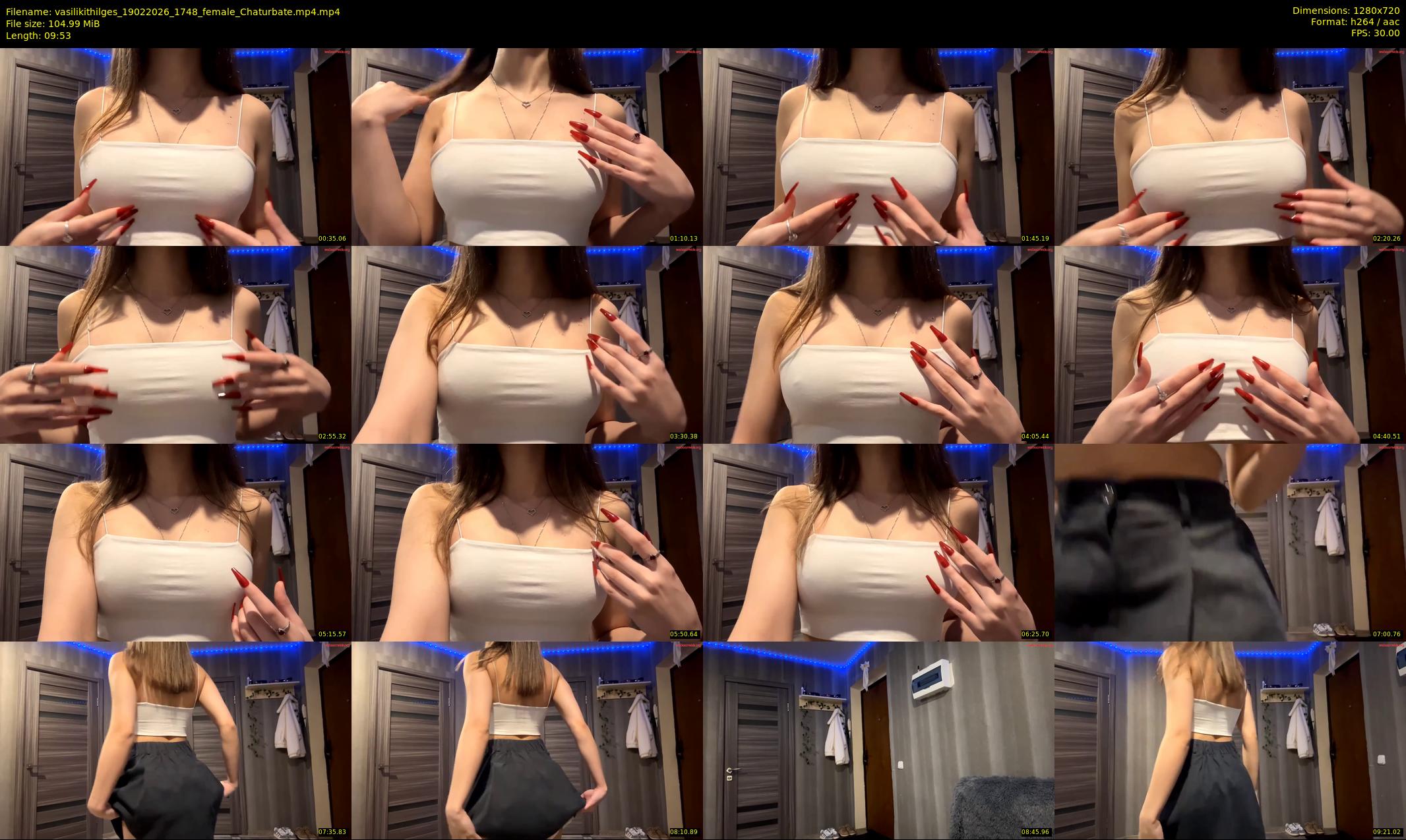 vasilikithilges — 10 minute Chaturbate female cam show recording, 720p, Feb 19, 2026