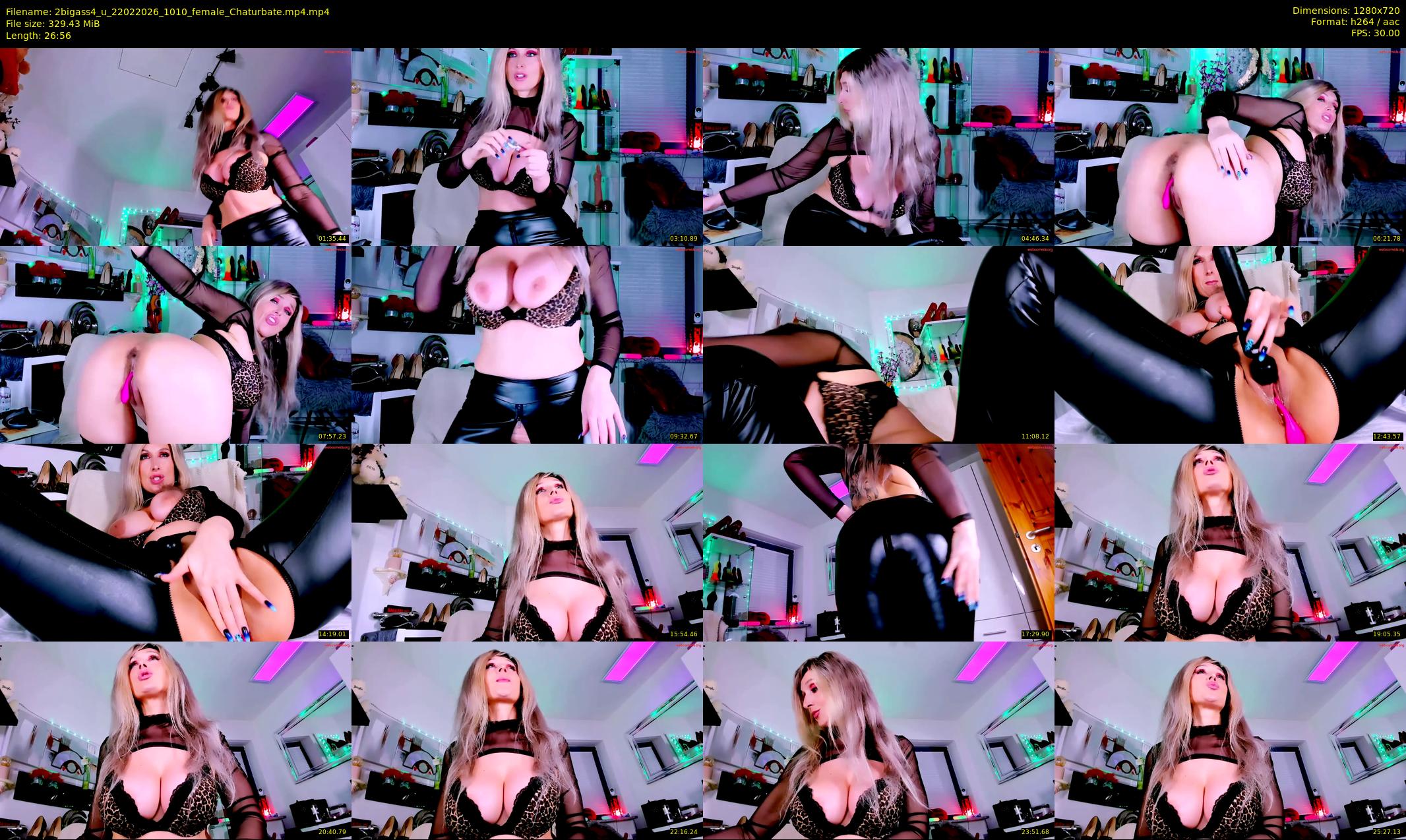 2bigass4_u — 27 minute Chaturbate female cam show recording, 720p, Feb 22, 2026
