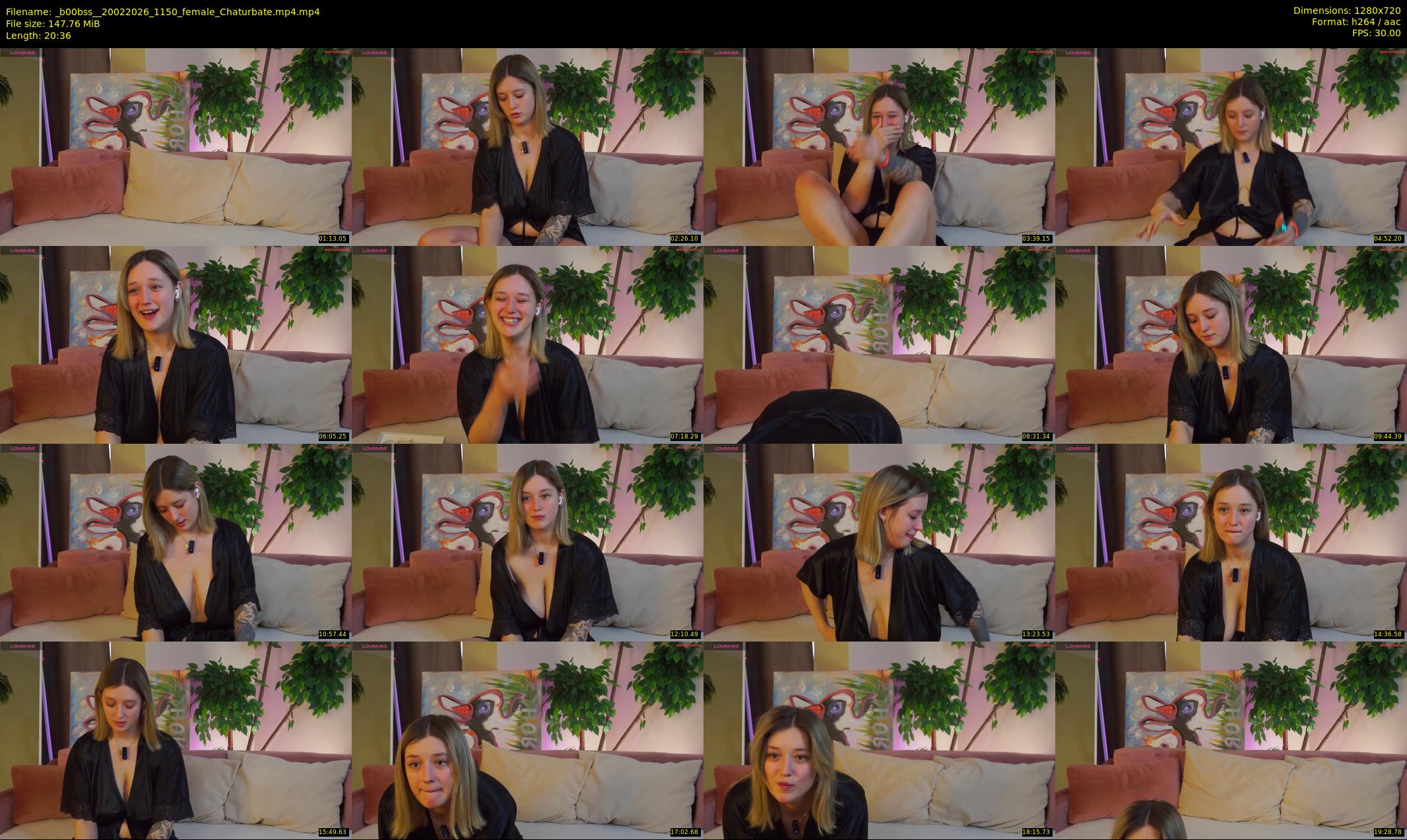 _b00bss_ — 21 minute Chaturbate female cam show recording, 720p, Feb 20, 2026