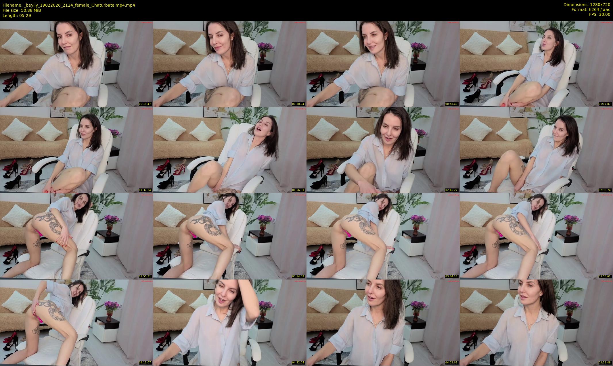 _beylly — 6 minute Chaturbate female cam show recording, 720p, Feb 19, 2026