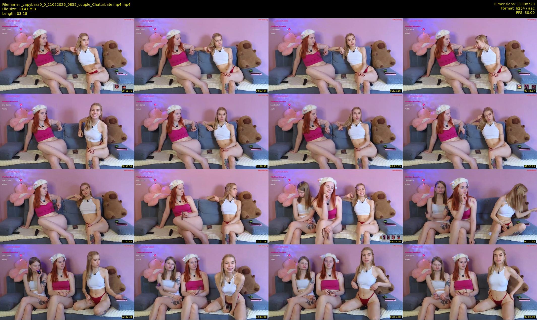 _capybara0_0 — 4 minute Chaturbate couple cam show recording, 720p, Feb 21, 2026