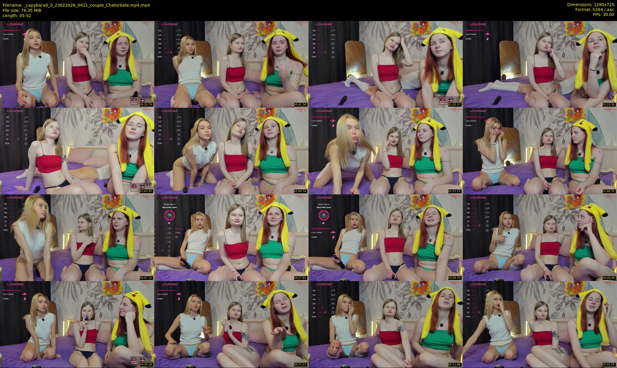 _capybara0_0 — 6 minute Chaturbate couple cam show recording, 720p, Feb 23, 2026