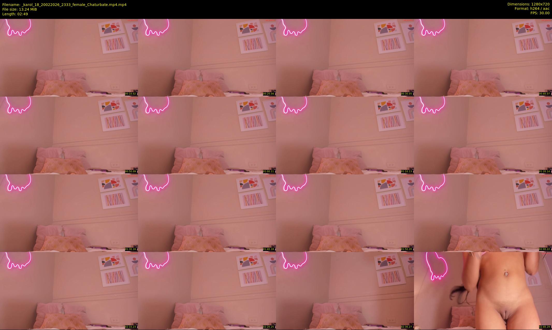 _karol_18 — 3 minute Chaturbate female cam show recording, 720p, Feb 20, 2026