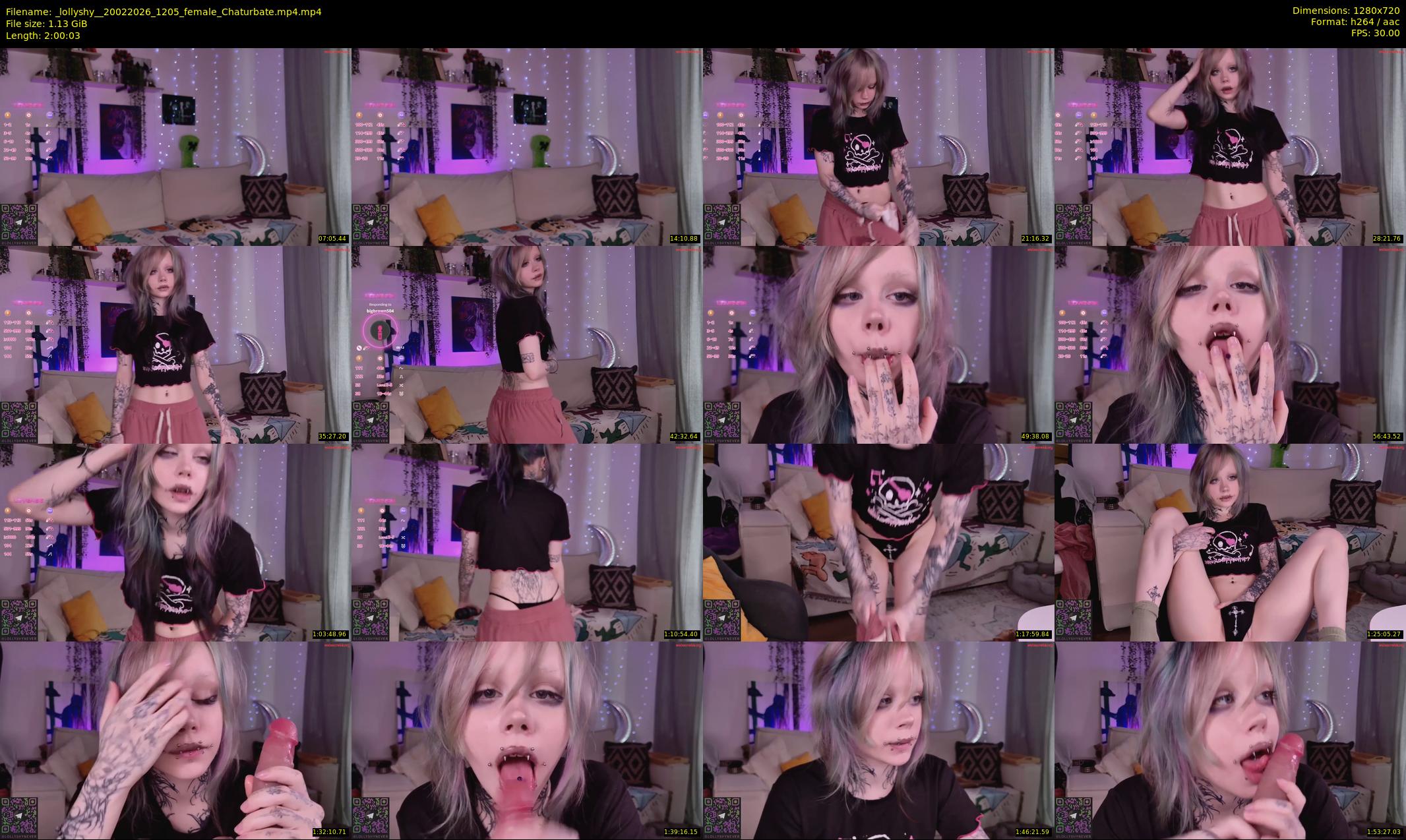 _lollyshy_ — 121 minute Chaturbate female cam show recording, 720p, Feb 20, 2026