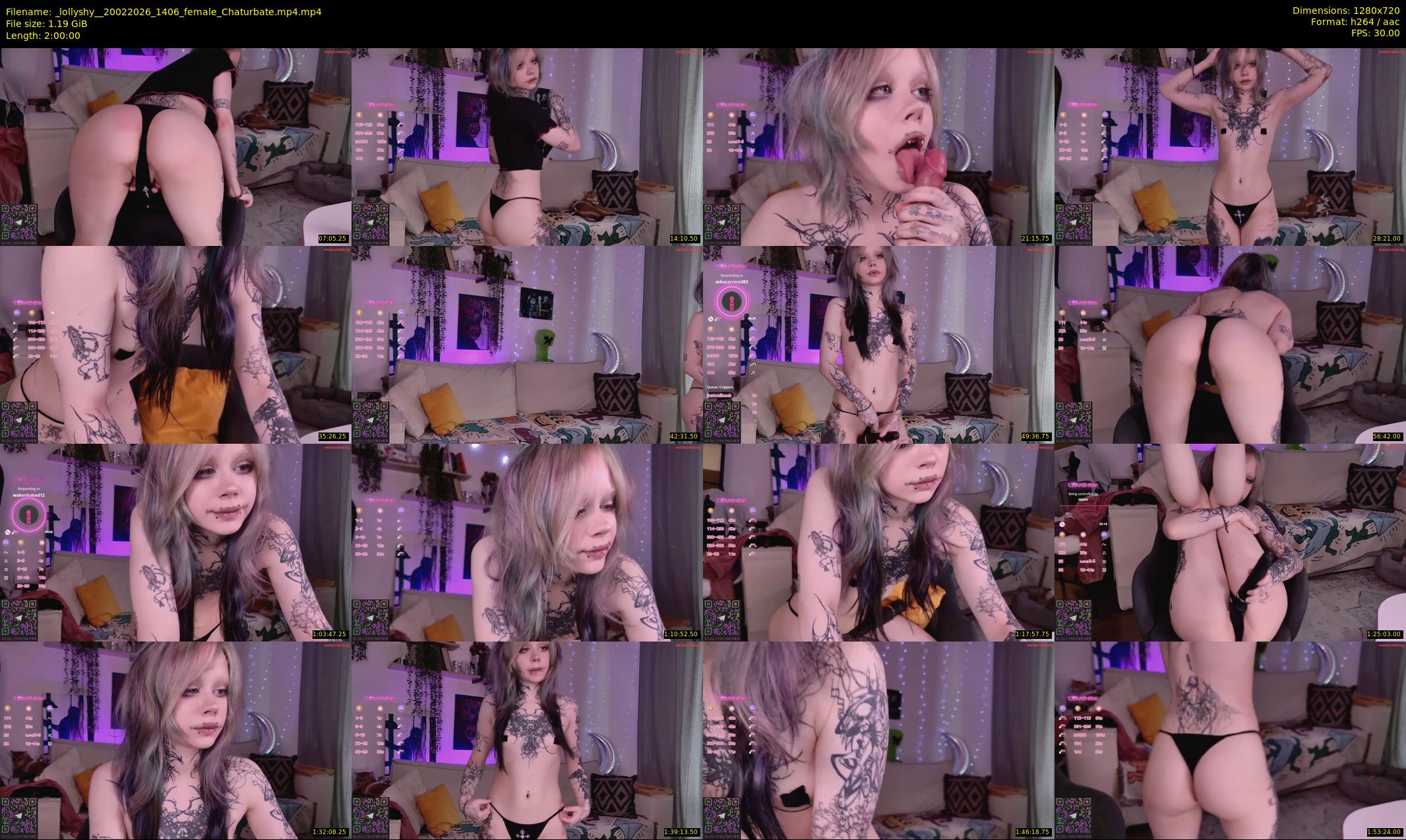_lollyshy_ — 120 minute Chaturbate female cam show recording, 720p, Feb 20, 2026