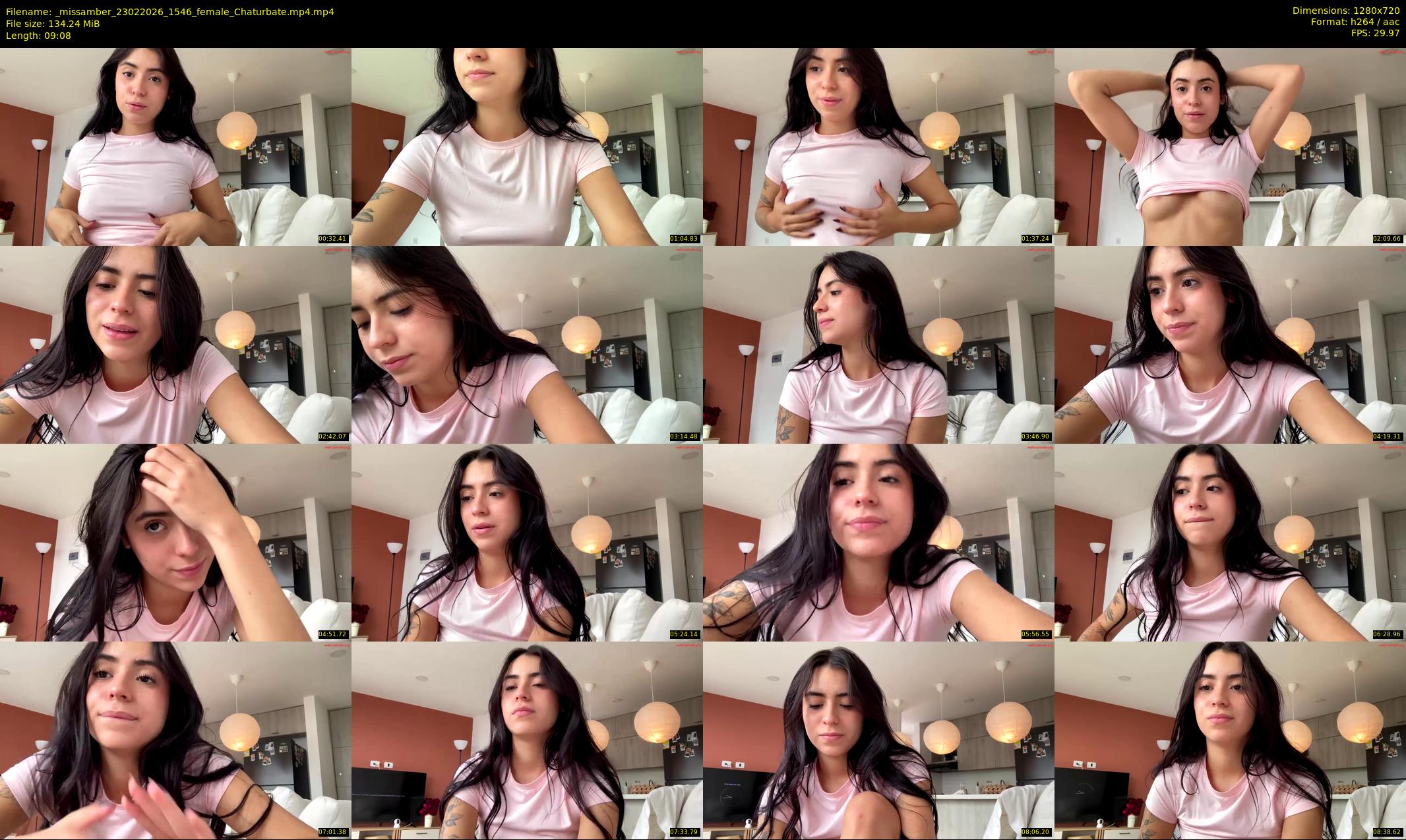 _missamber — 10 minute Chaturbate female cam show recording, 720p, Feb 23, 2026