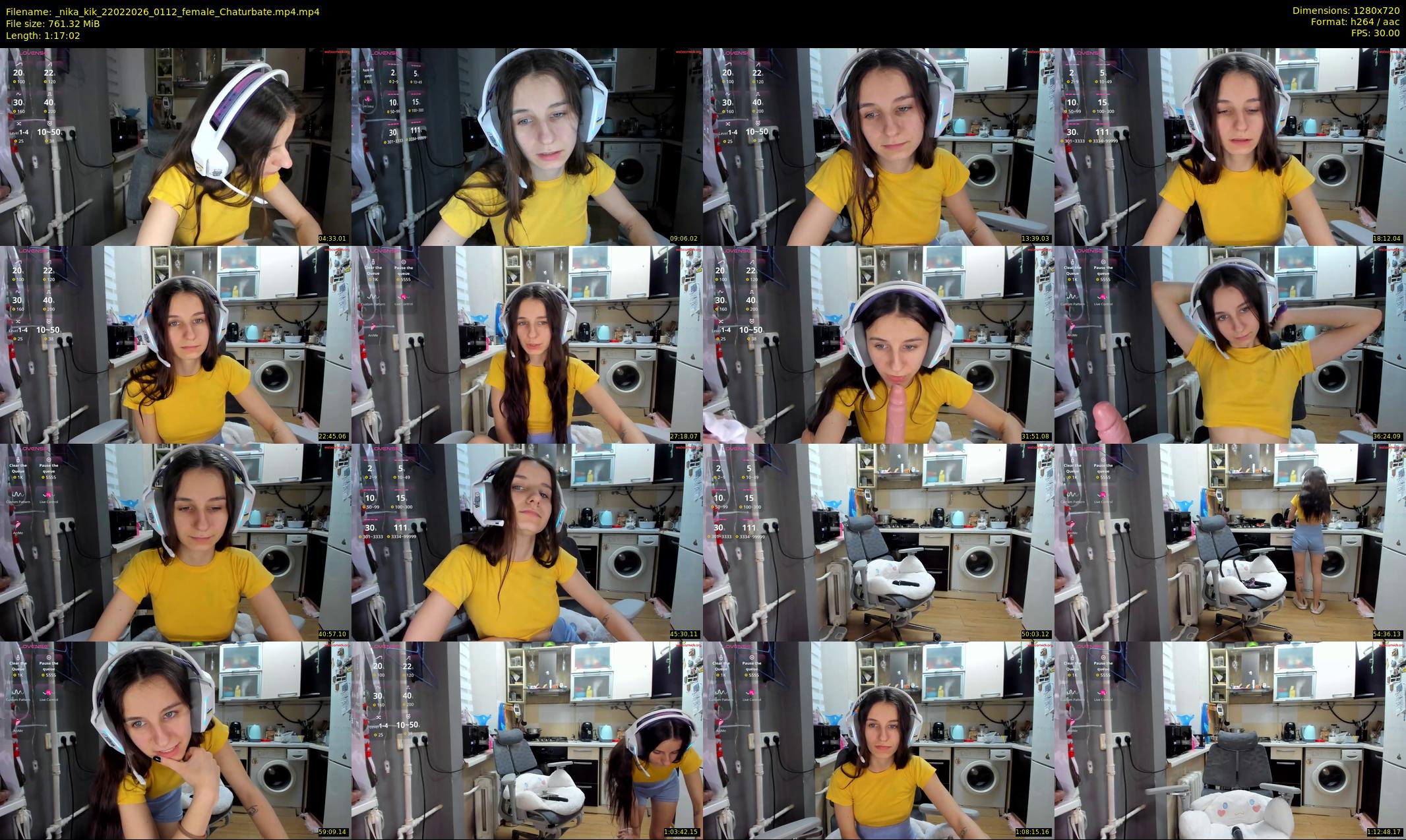 _nika_kik — 78 minute Chaturbate female cam show recording, 720p, Feb 22, 2026