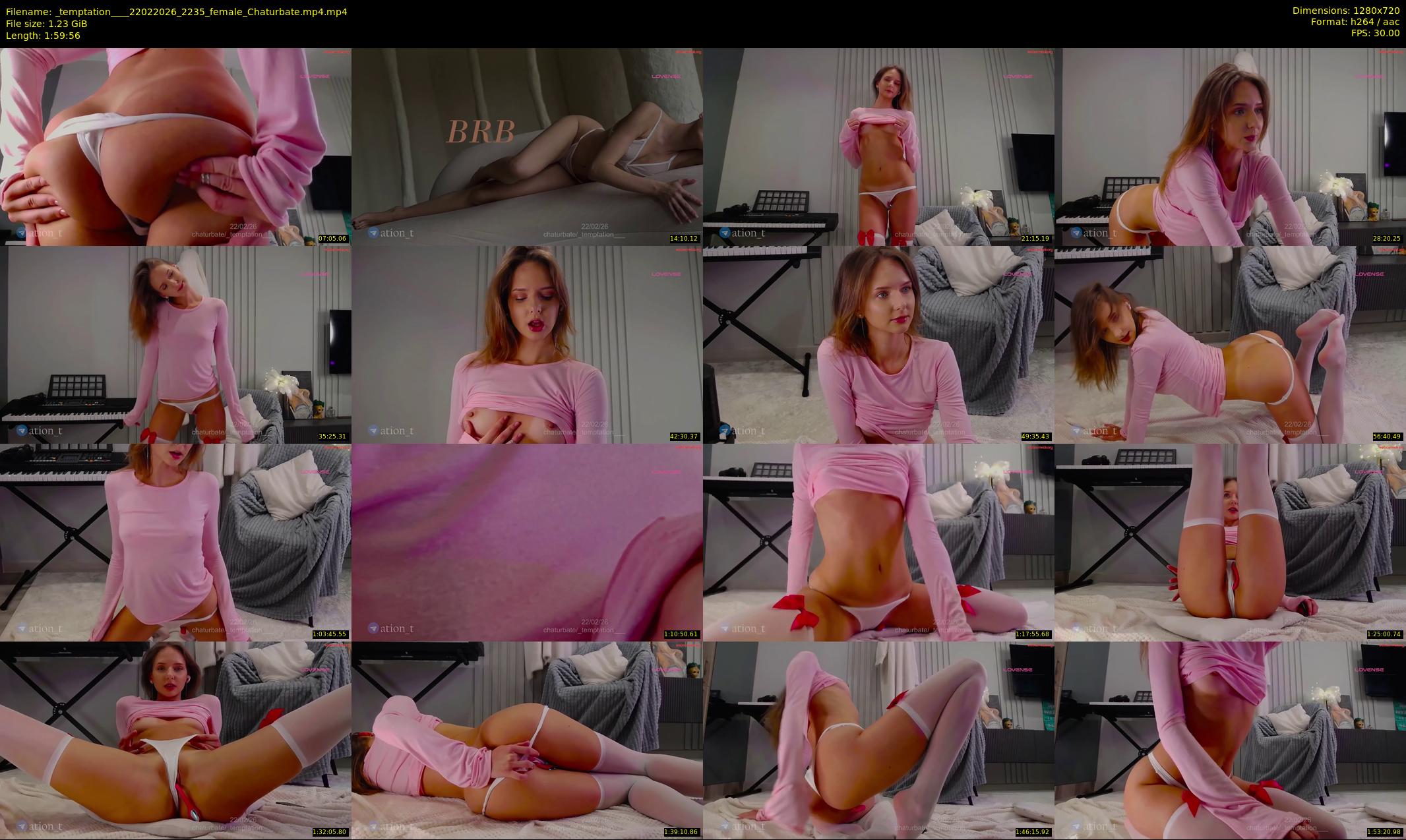 _temptation___ — 120 minute Chaturbate female cam show recording, 720p, Feb 22, 2026