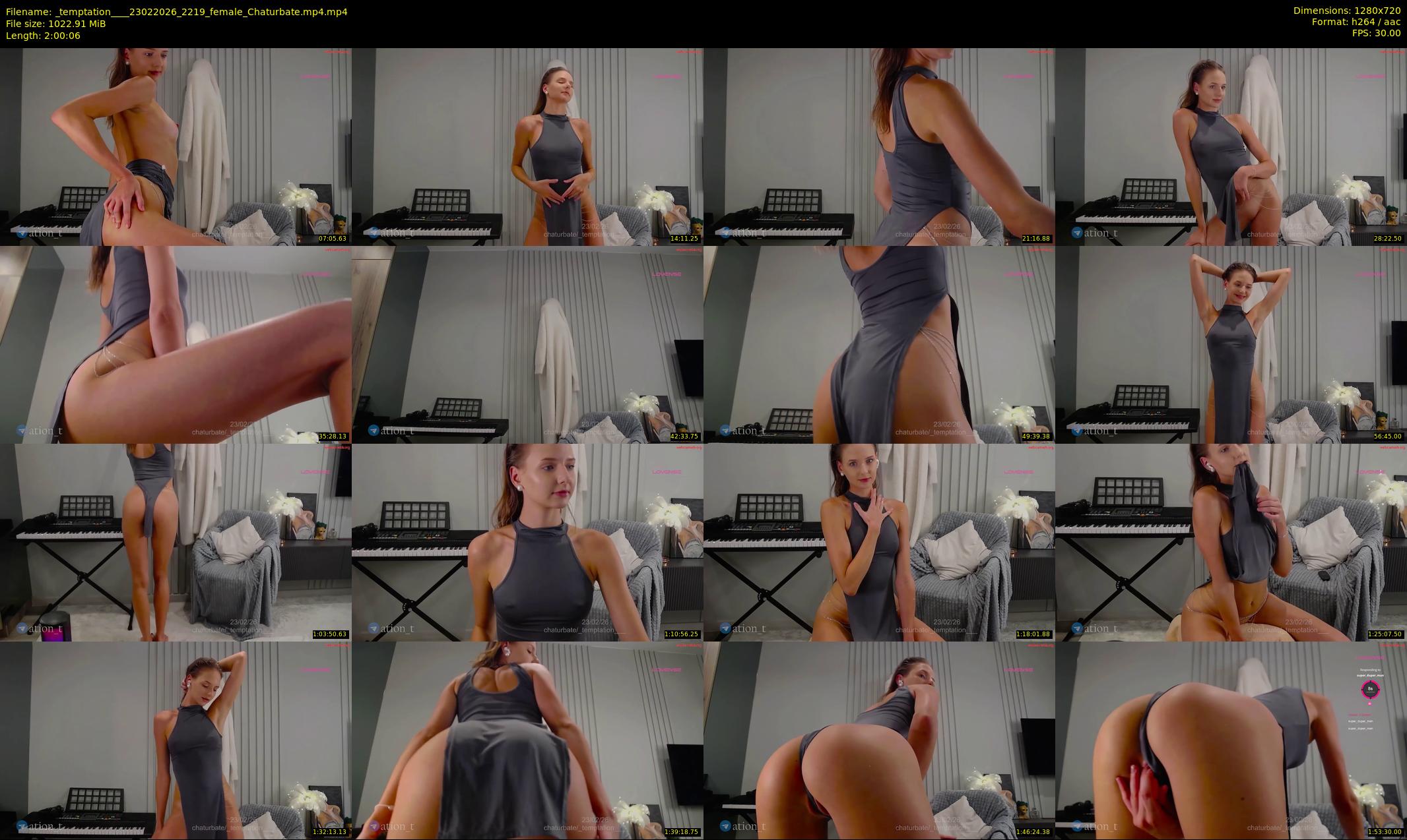 _temptation___ — 121 minute Chaturbate female cam show recording, 720p, Feb 23, 2026