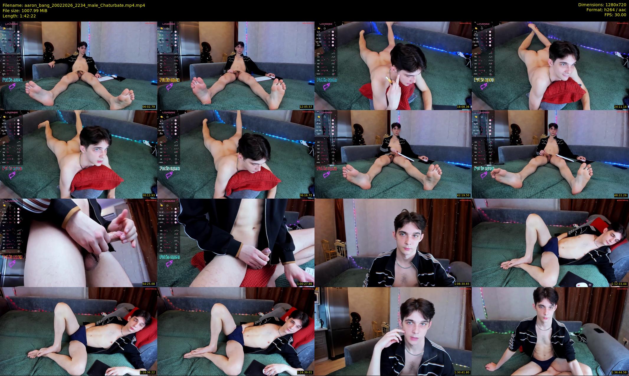 aaron_bang — 103 minute Chaturbate male cam show recording, 720p, Feb 20, 2026