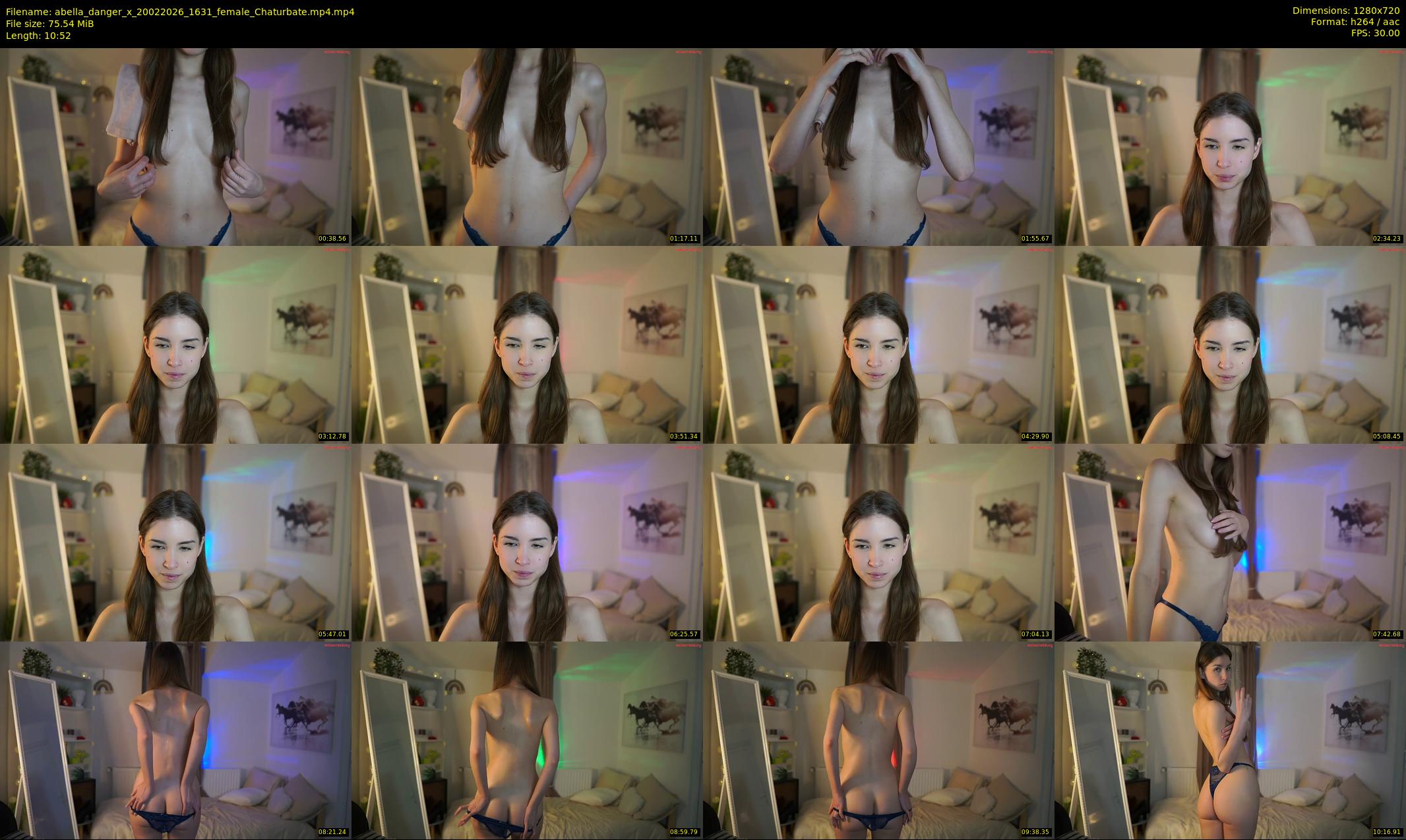 abella_danger_x — 11 minute Chaturbate female cam show recording, 720p, Feb 20, 2026