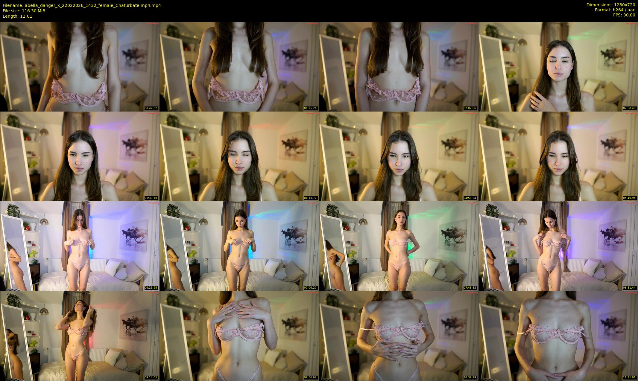 abella_danger_x — 13 minute Chaturbate female cam show recording, 720p, Feb 22, 2026