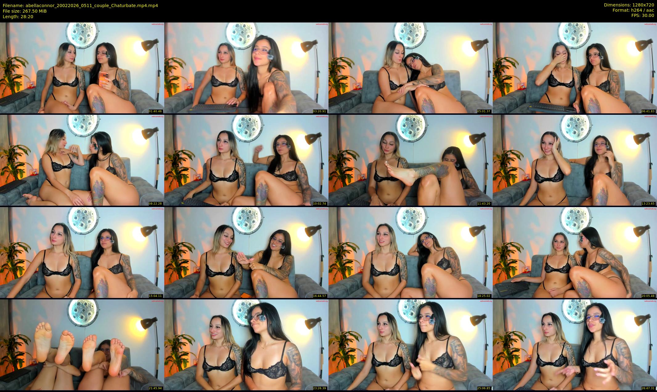 abellaconnor — 29 minute Chaturbate couple cam show recording, 720p, Feb 20, 2026