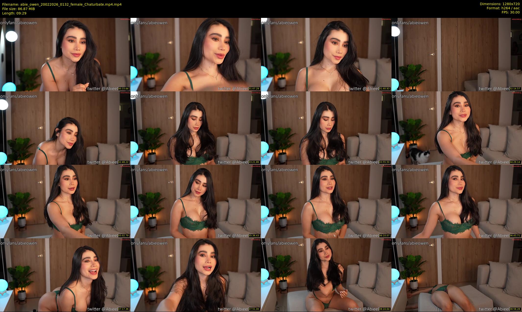 abie_owen — 10 minute Chaturbate female cam show recording, 720p, Feb 20, 2026