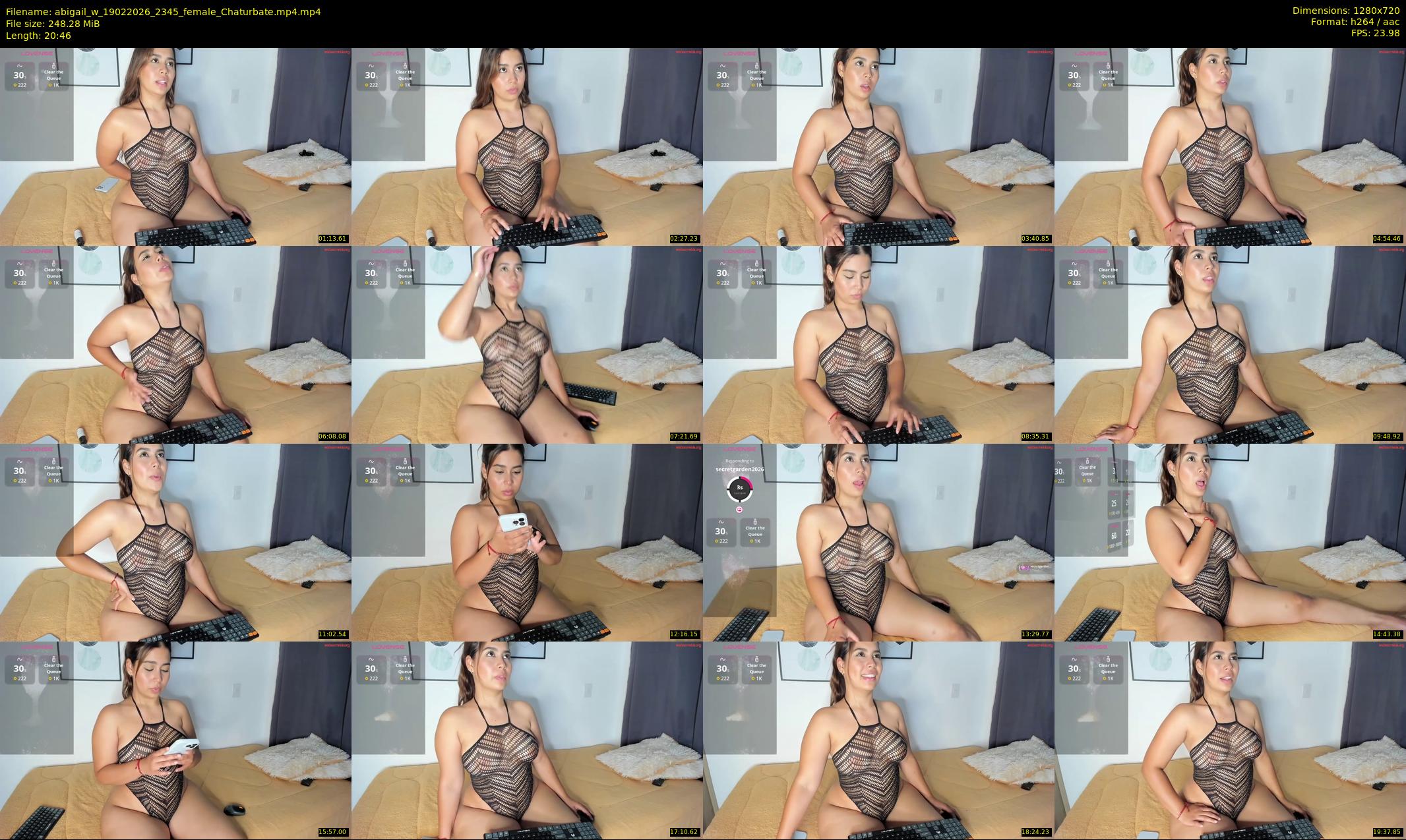 abigail_w — 21 minute Chaturbate female cam show recording, 720p, Feb 19, 2026