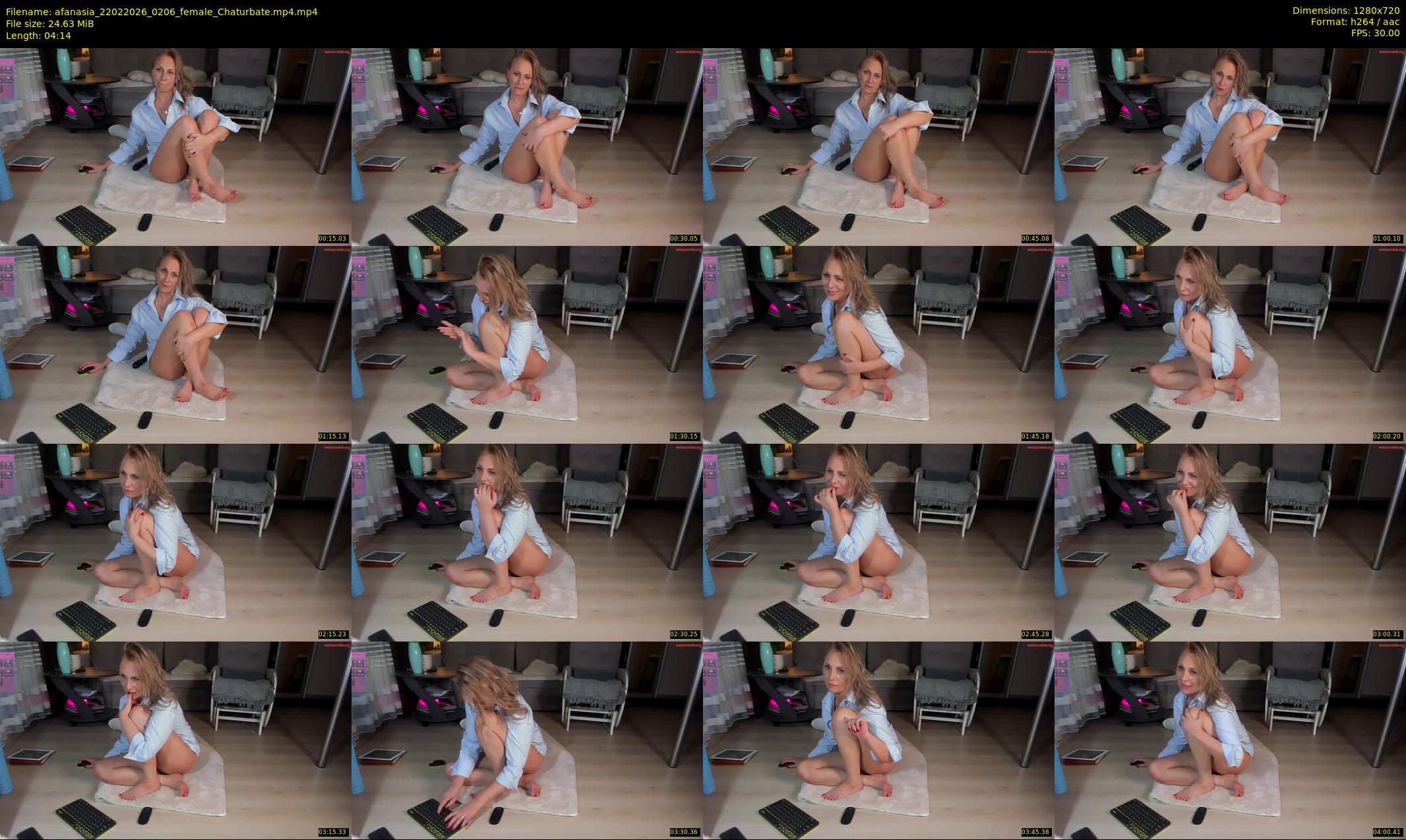 afanasia — 5 minute Chaturbate female cam show recording, 720p, Feb 22, 2026