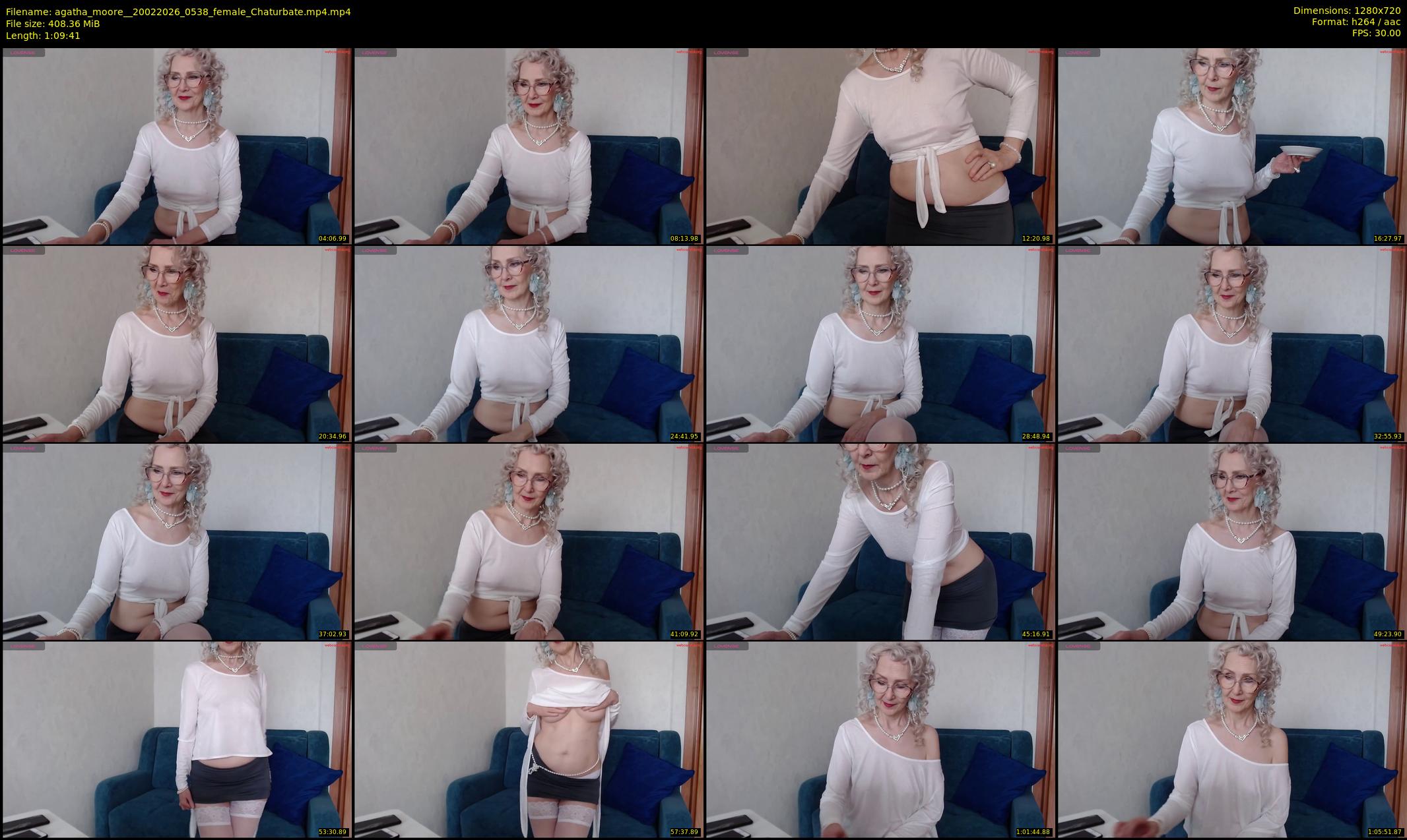 agatha_moore_ — 70 minute Chaturbate female cam show recording, 720p, Feb 20, 2026