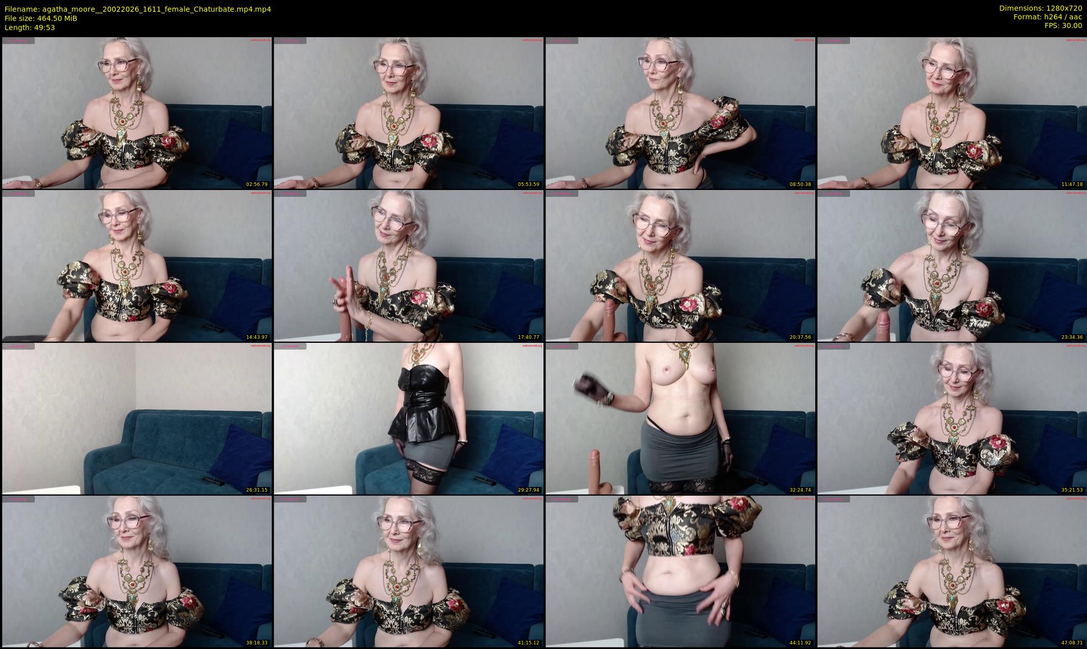 agatha_moore_ — 50 minute Chaturbate female cam show recording, 720p, Feb 20, 2026