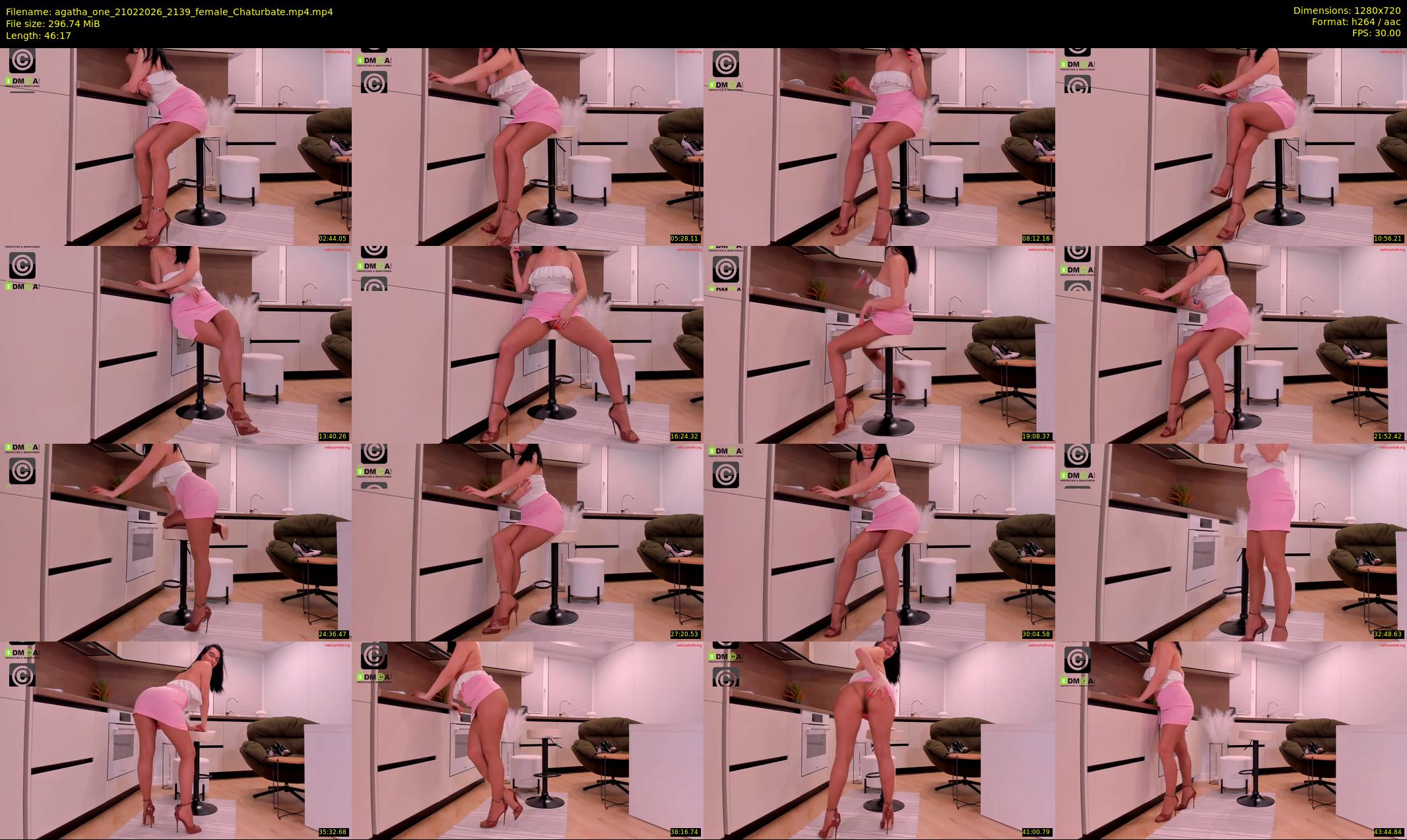 agatha_one — 47 minute Chaturbate female cam show recording, 720p, Feb 21, 2026