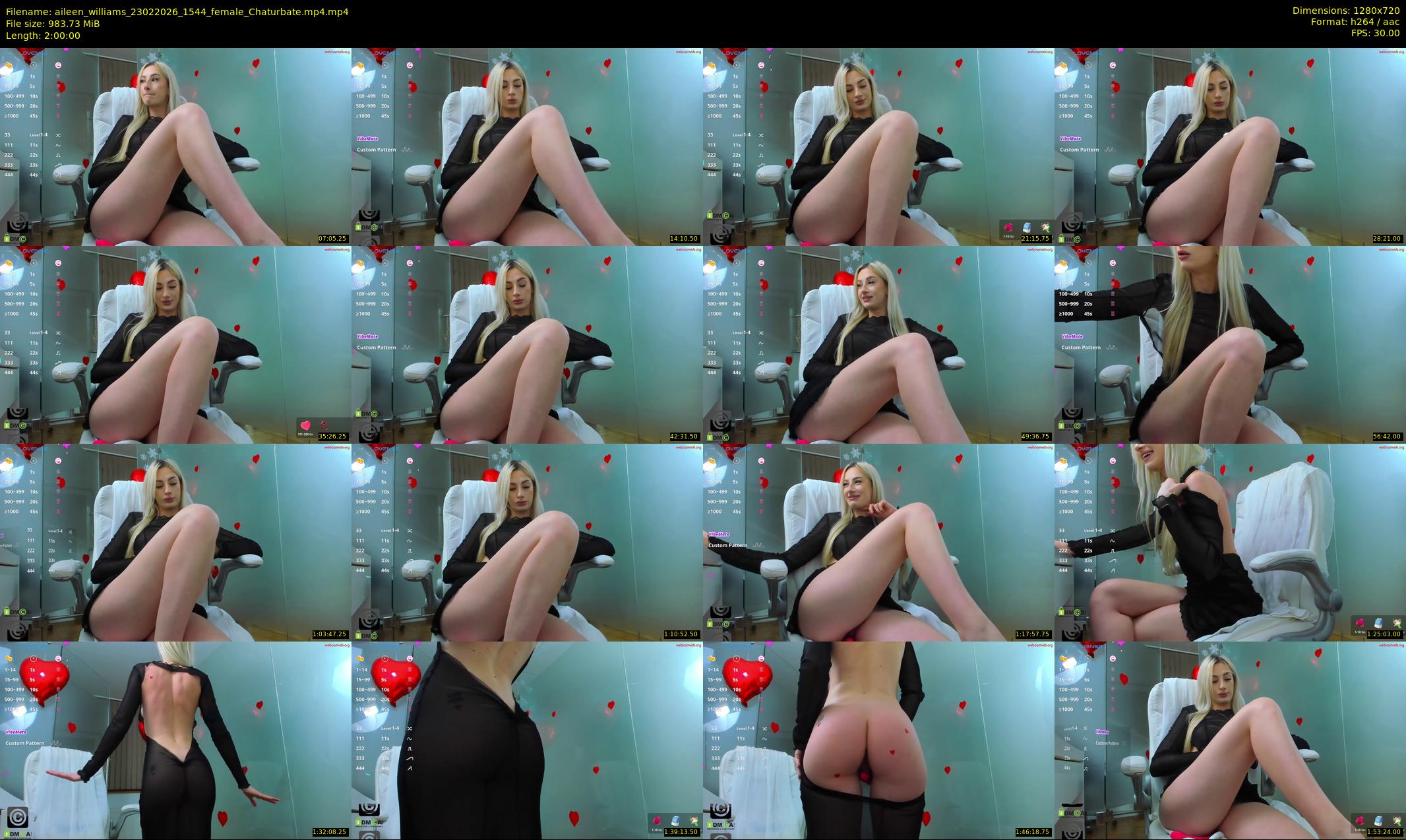 aileen_williams — 120 minute Chaturbate female cam show recording, 720p, Feb 23, 2026