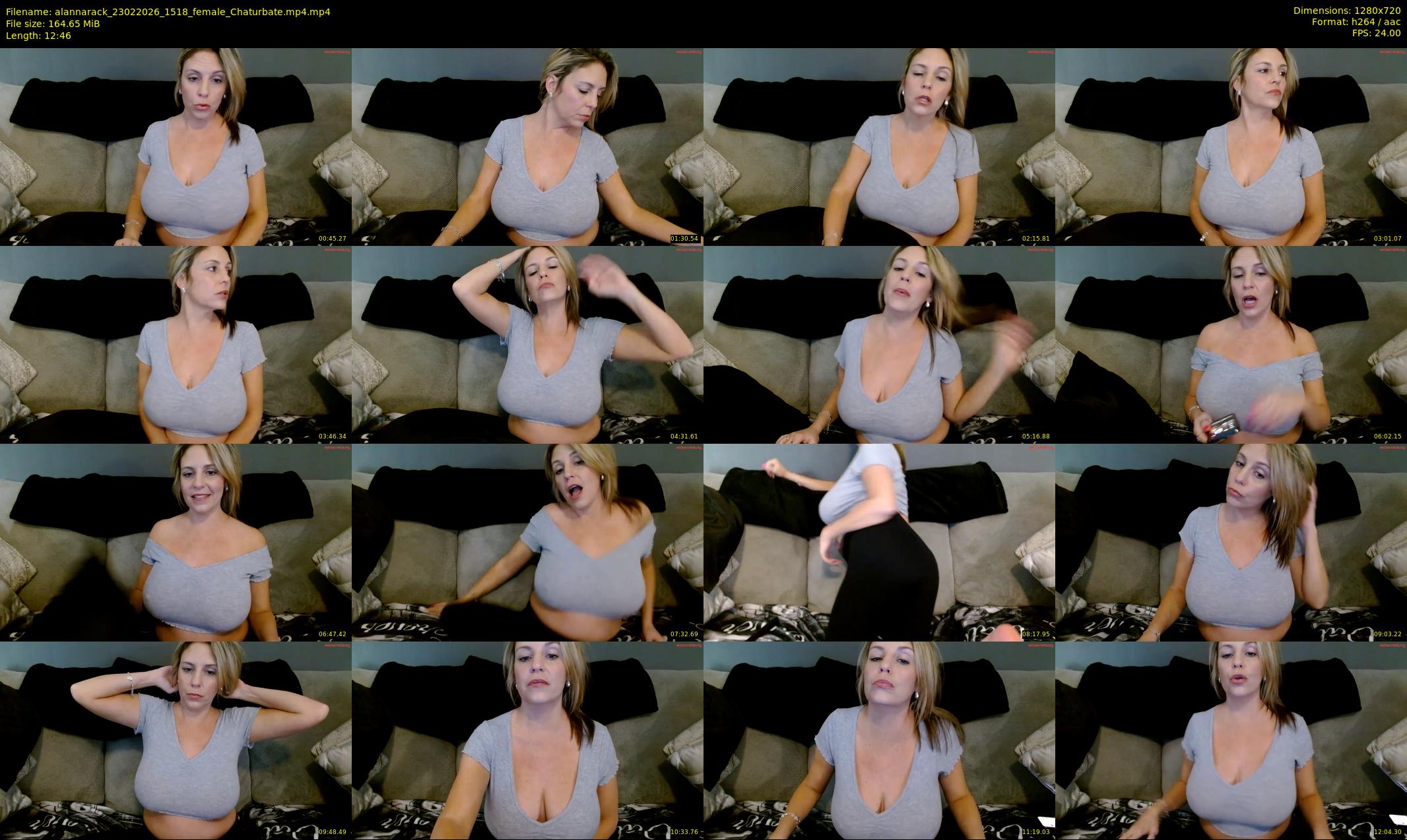 alannarack — 13 minute Chaturbate female cam show recording, 720p, Feb 23, 2026