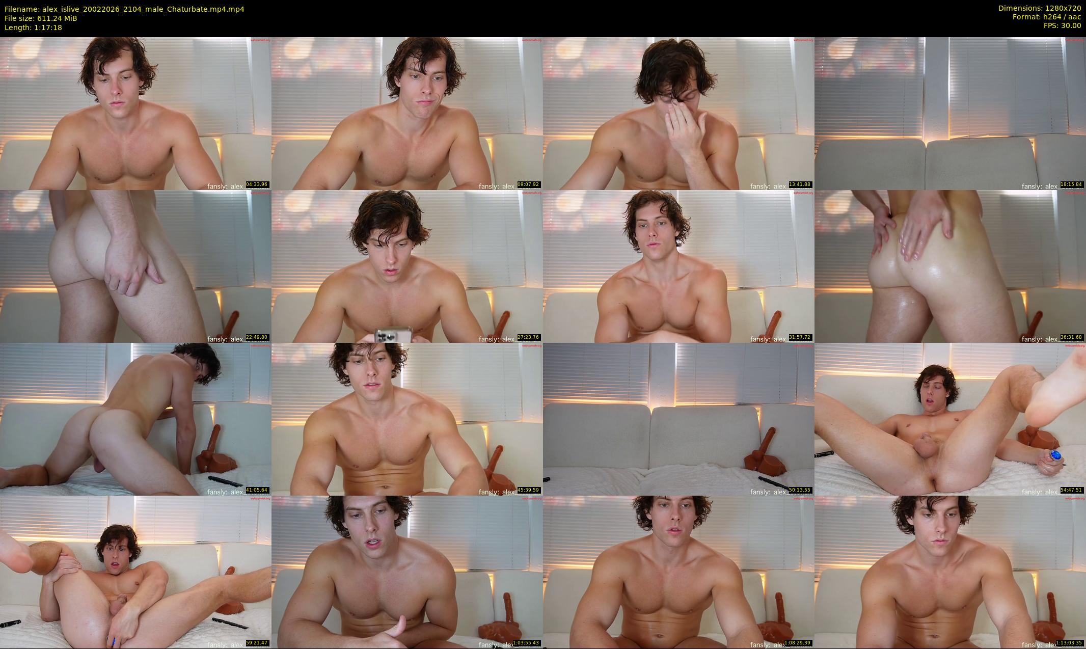 alex_islive — 78 minute Chaturbate male cam show recording, 720p, Feb 20, 2026
