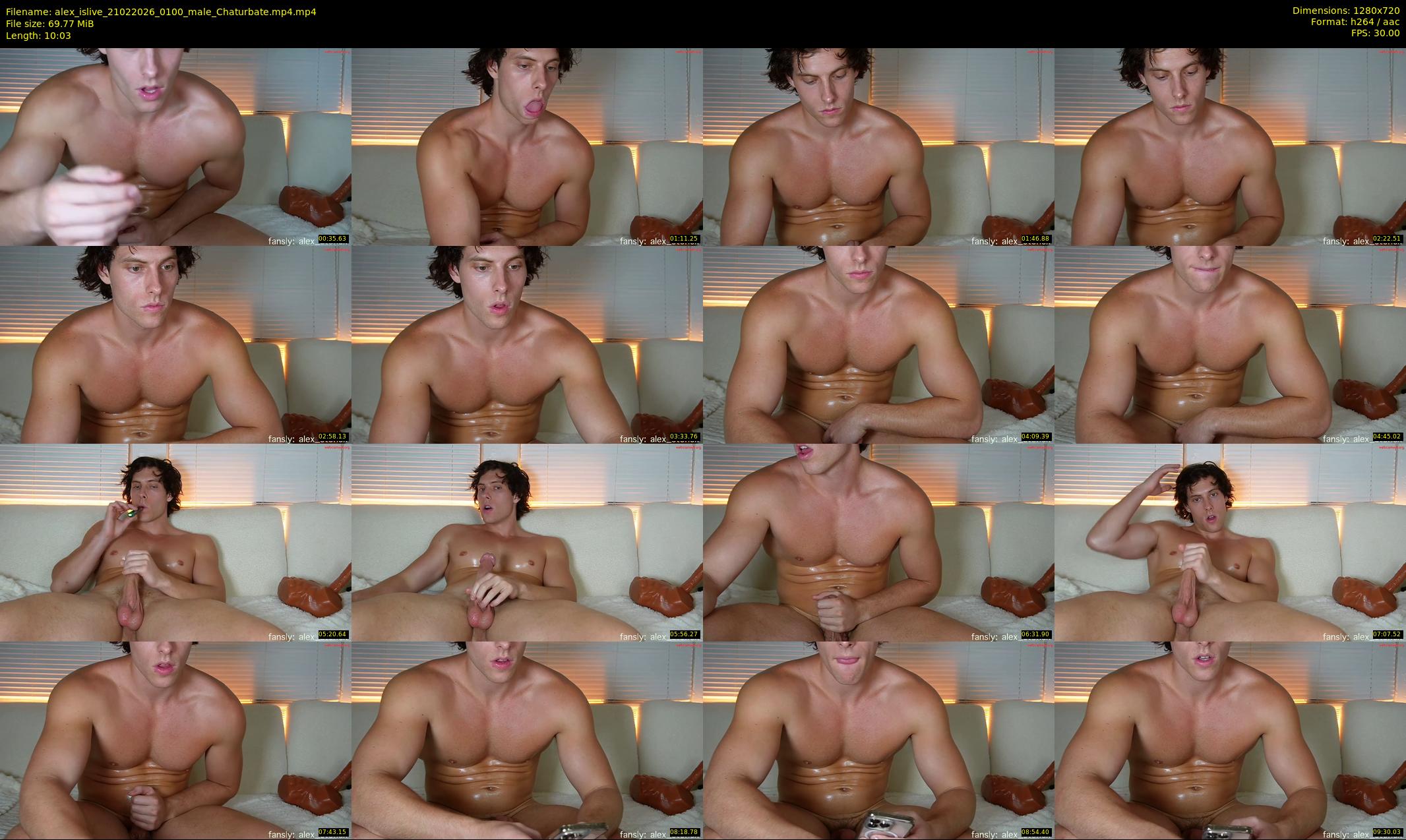 alex_islive — 11 minute Chaturbate male cam show recording, 720p, Feb 21, 2026