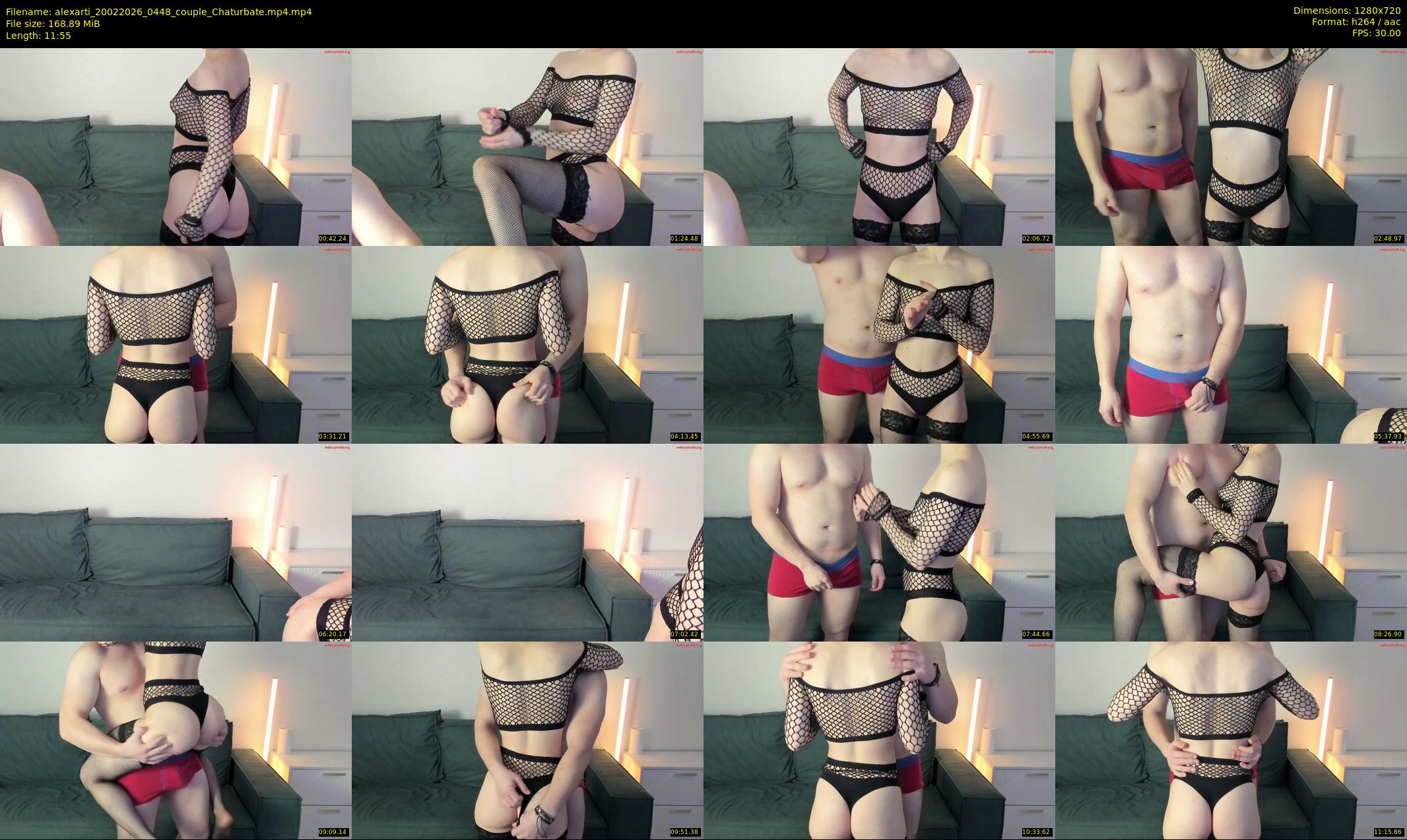 alexarti — 12 minute Chaturbate couple cam show recording, 720p, Feb 20, 2026