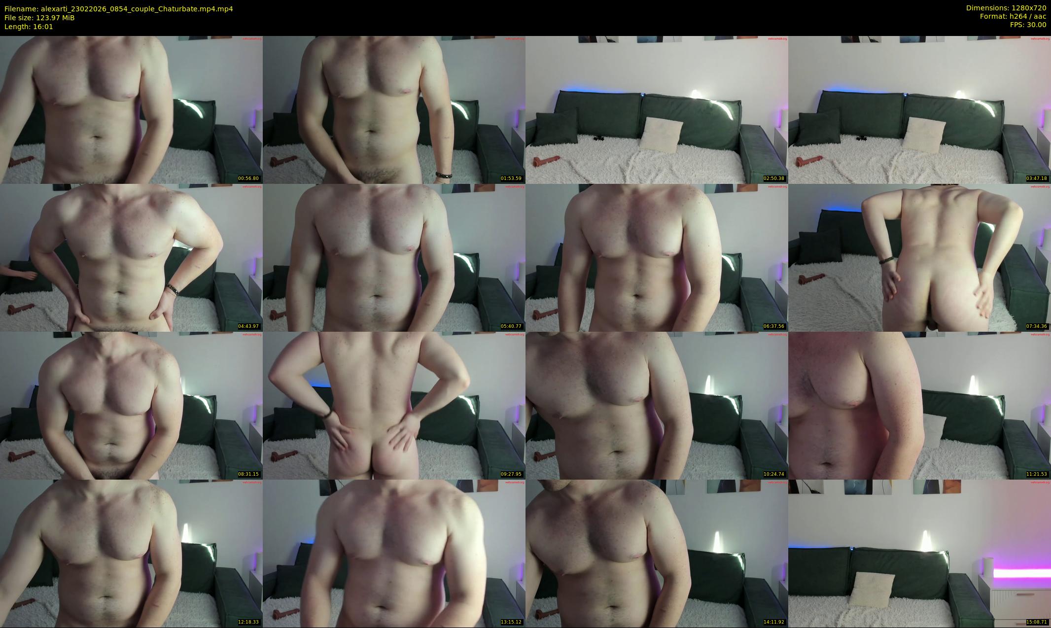 alexarti — 17 minute Chaturbate couple cam show recording, 720p, Feb 23, 2026