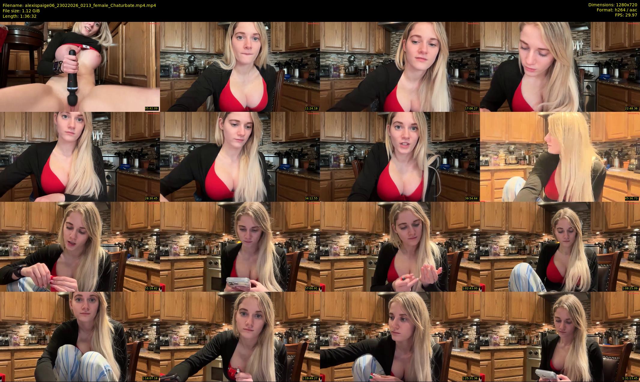 alexispaige06 — 97 minute Chaturbate female cam show recording, 720p, Feb 23, 2026