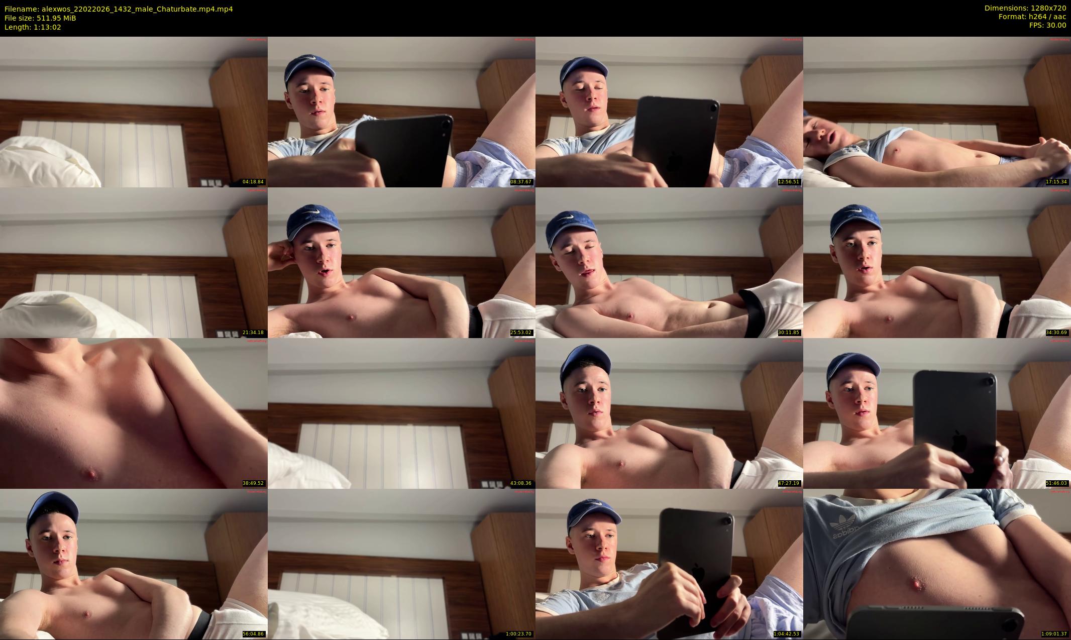 alexwos — 74 minute Chaturbate male cam show recording, 720p, Feb 22, 2026