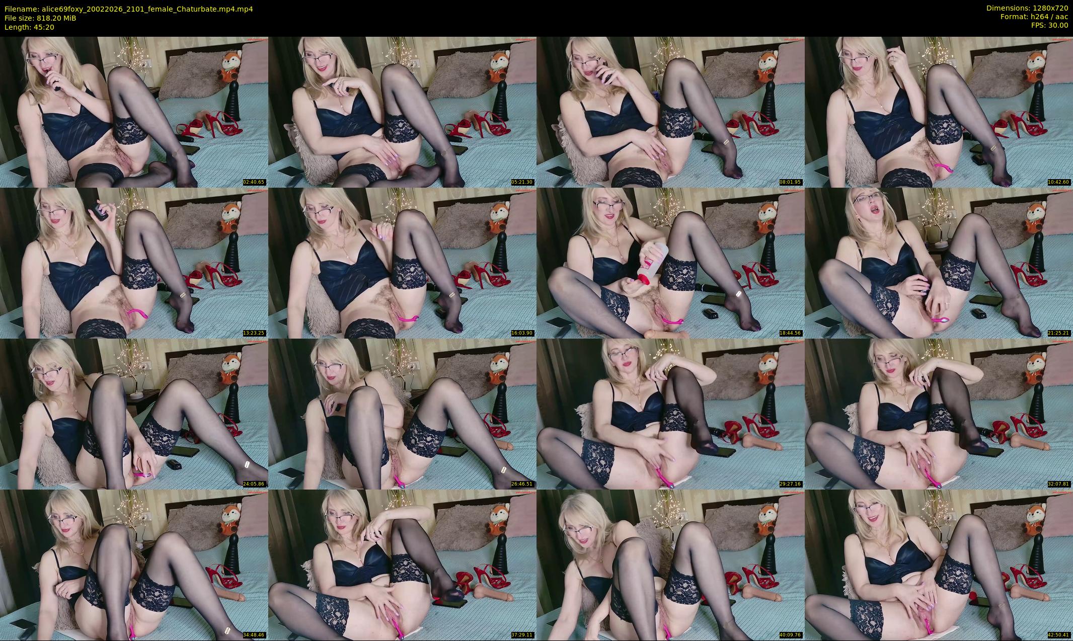 alice69foxy — 46 minute Chaturbate female cam show recording, 720p, Feb 20, 2026