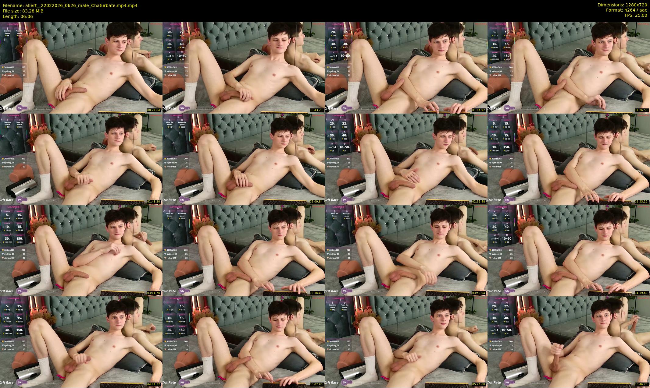 allert_ — 7 minute Chaturbate male cam show recording, 720p, Feb 22, 2026