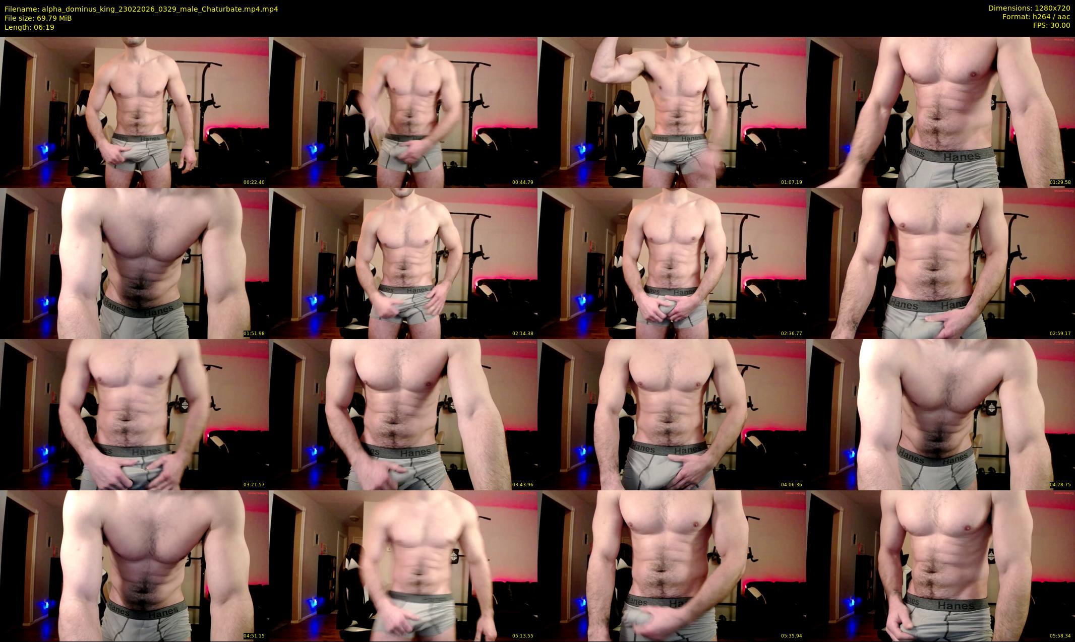 alpha_dominus_king — 7 minute Chaturbate male cam show recording, 720p, Feb 23, 2026