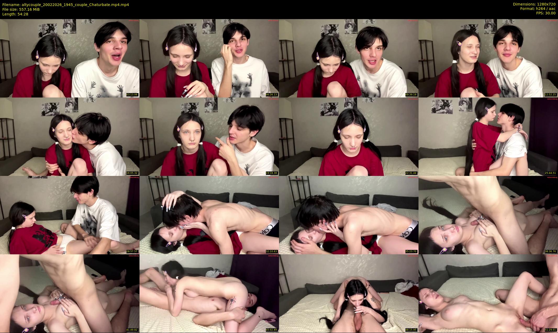 altycouple — 55 minute Chaturbate couple cam show recording, 720p, Feb 20, 2026