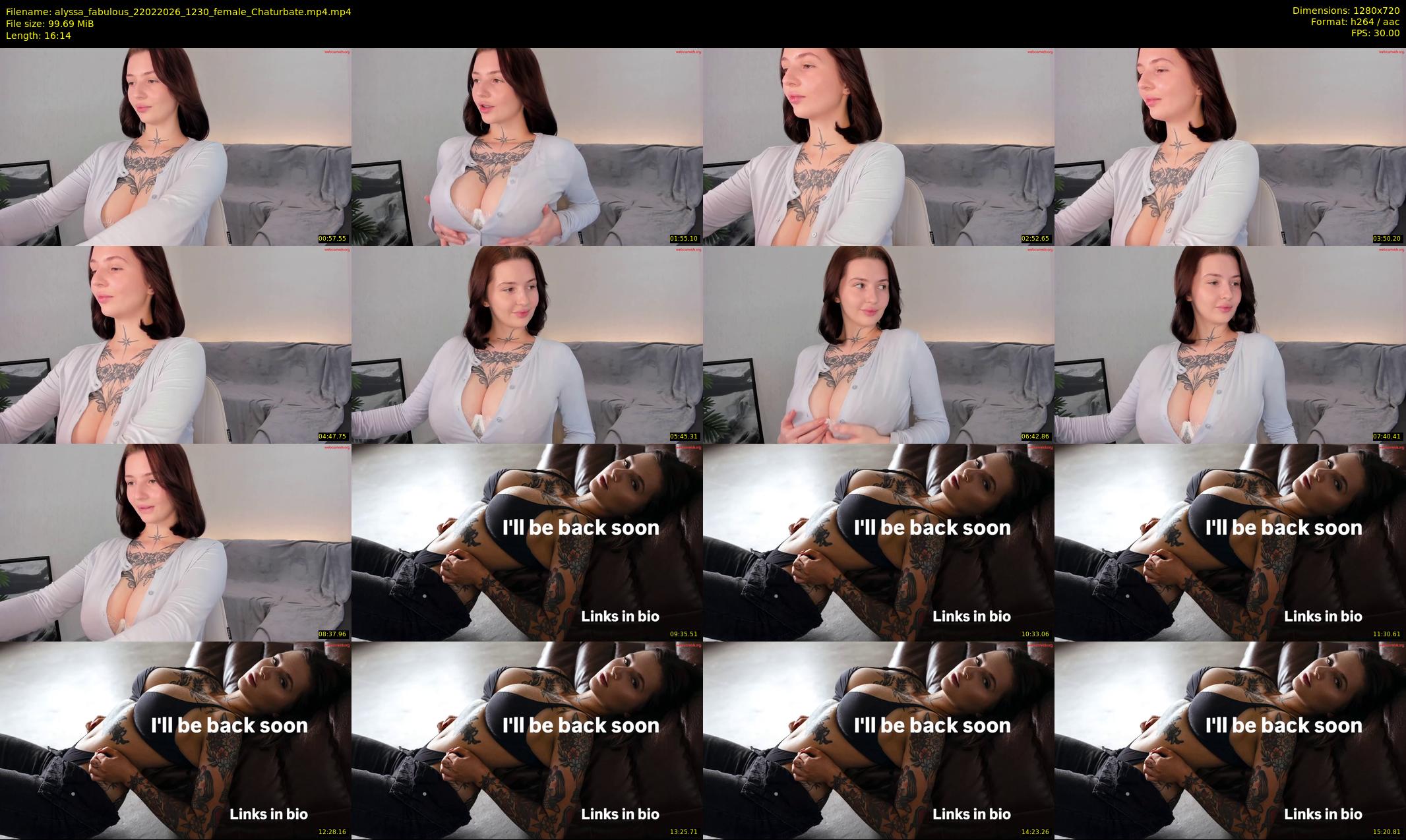 alyssa_fabulous — 17 minute Chaturbate female cam show recording, 720p, Feb 22, 2026
