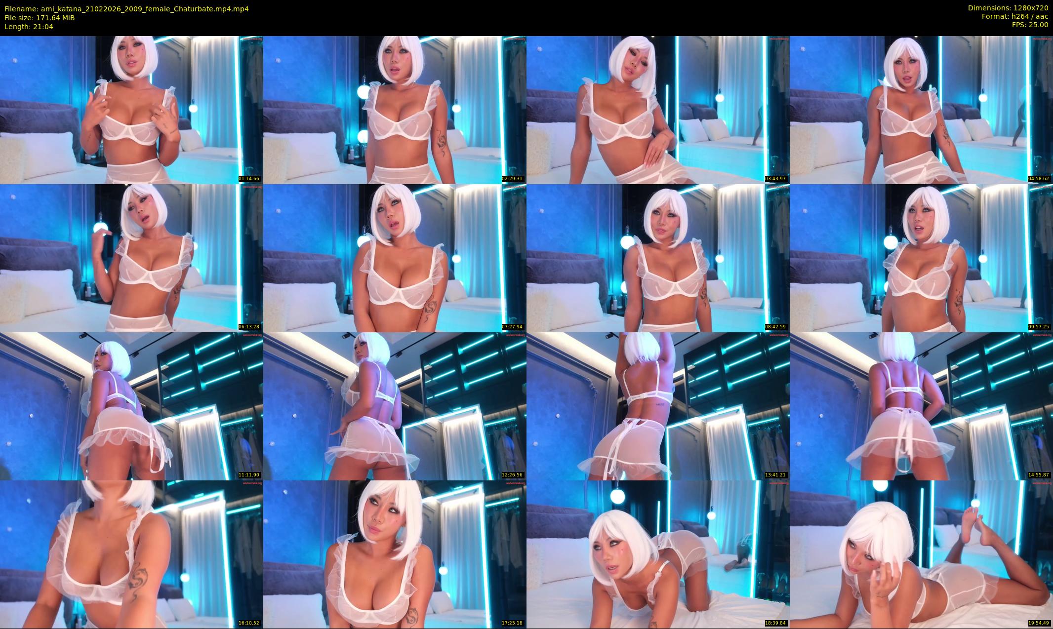 ami_katana — 22 minute Chaturbate female cam show recording, 720p, Feb 21, 2026