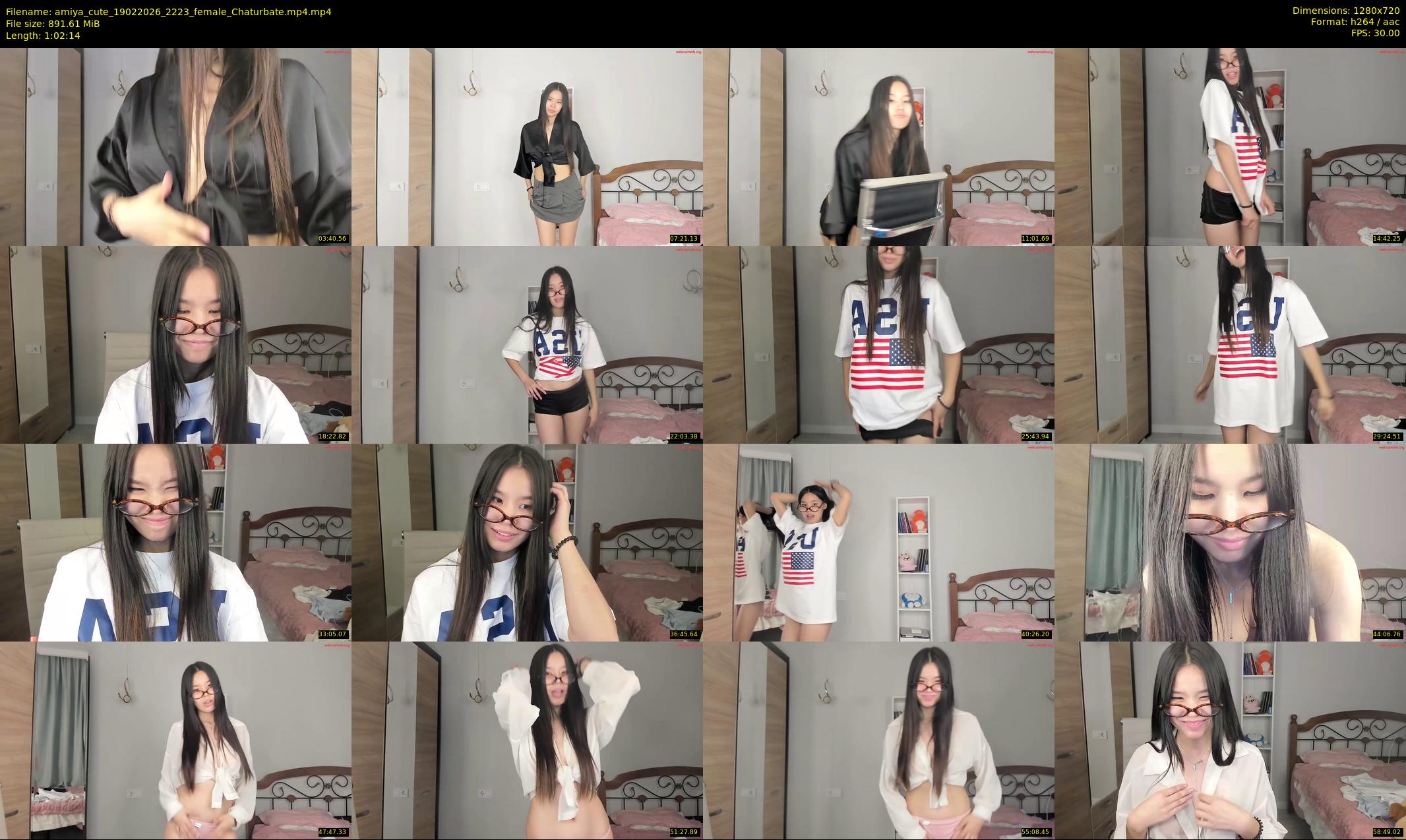 amiya_cute — 63 minute Chaturbate female cam show recording, 720p, Feb 19, 2026