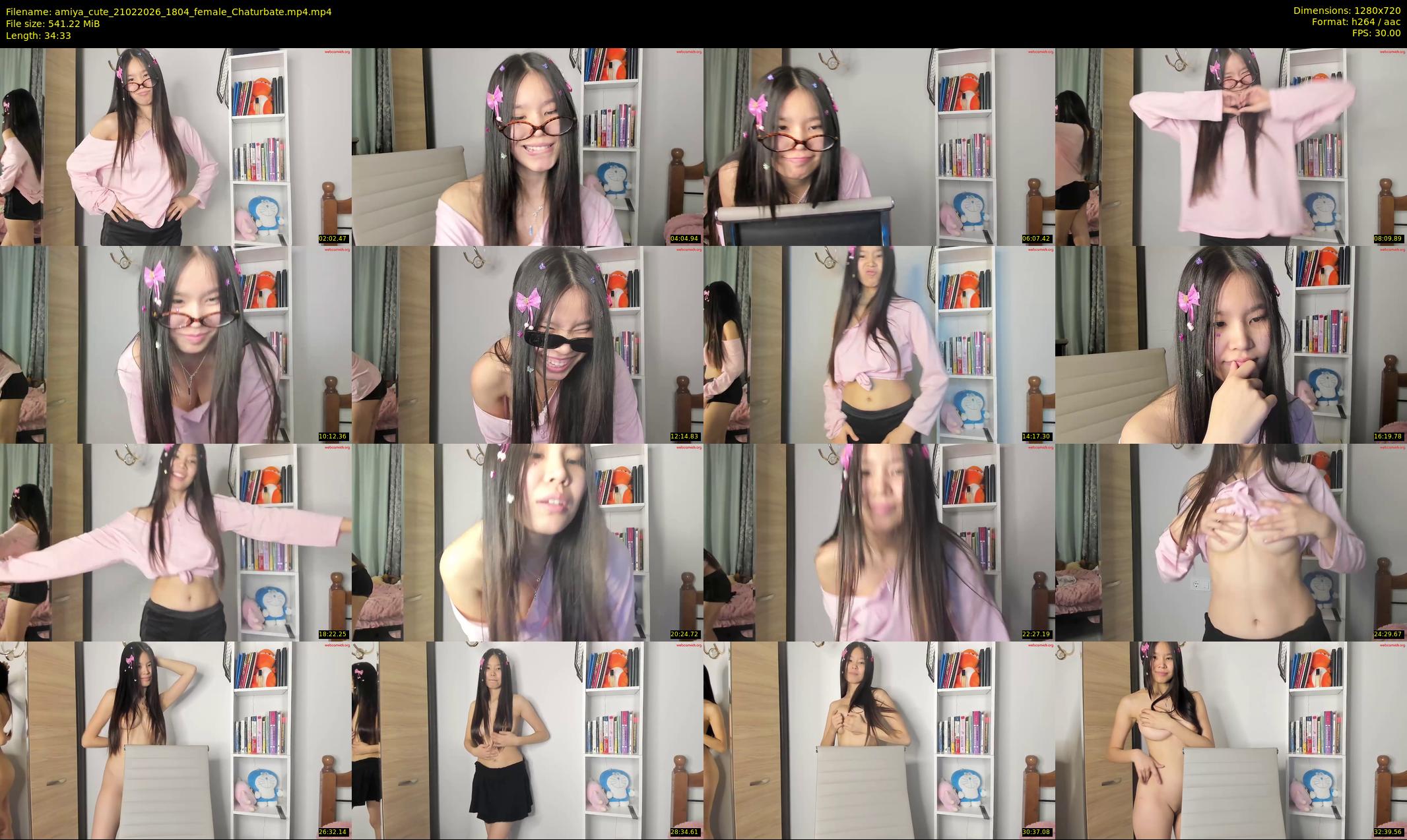 amiya_cute — 35 minute Chaturbate female cam show recording, 720p, Feb 21, 2026