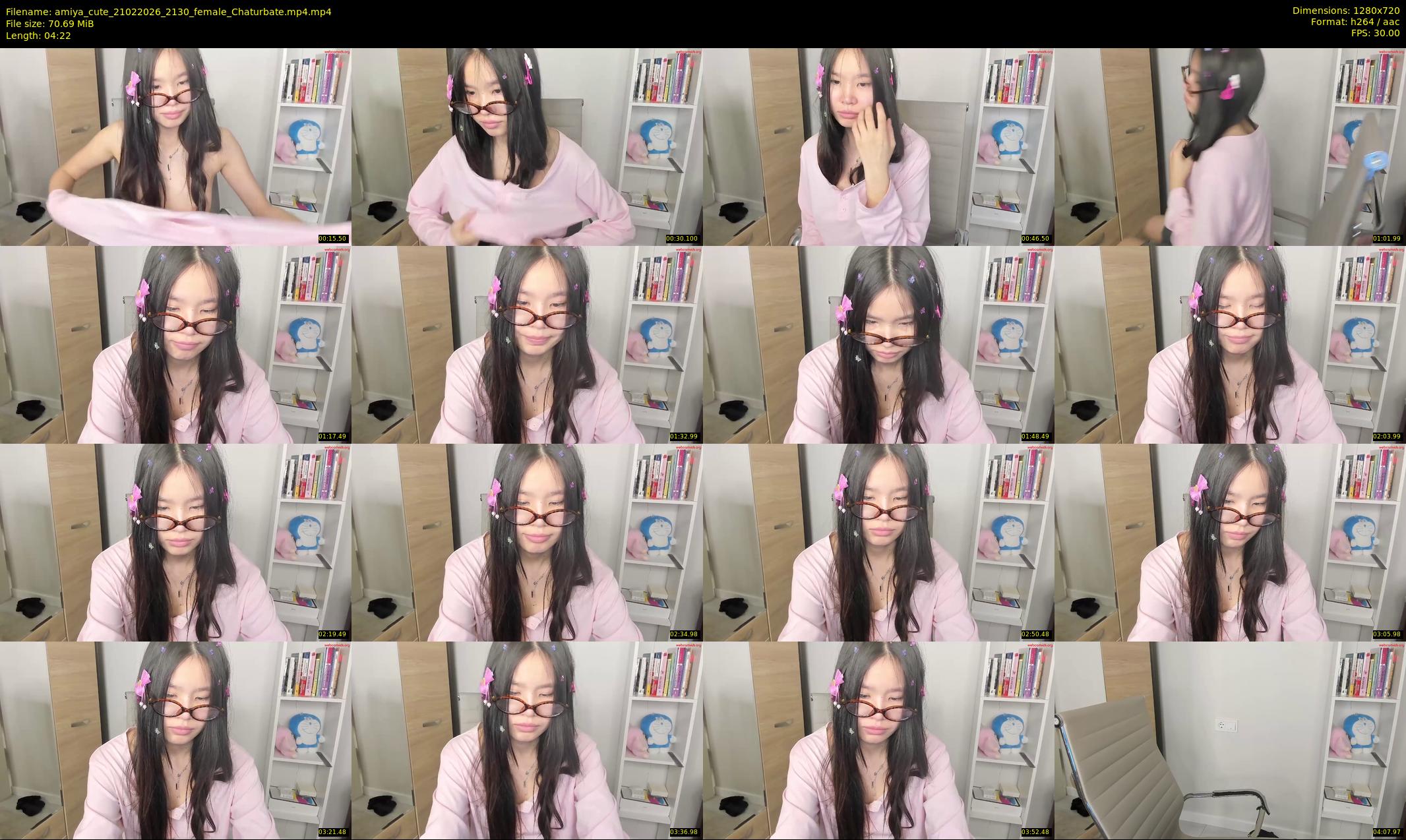 amiya_cute — 5 minute Chaturbate female cam show recording, 720p, Feb 21, 2026