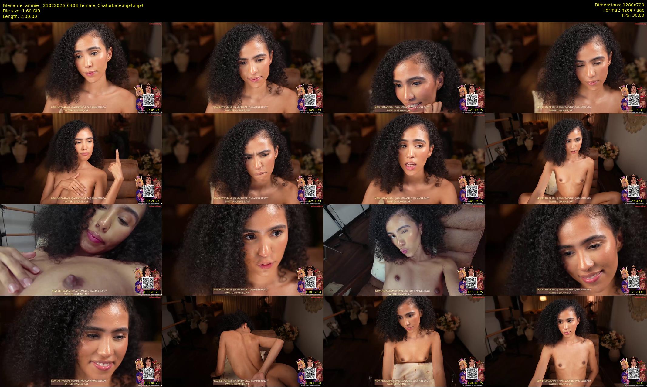 amnie_ — 120 minute Chaturbate female cam show recording, 720p, Feb 21, 2026