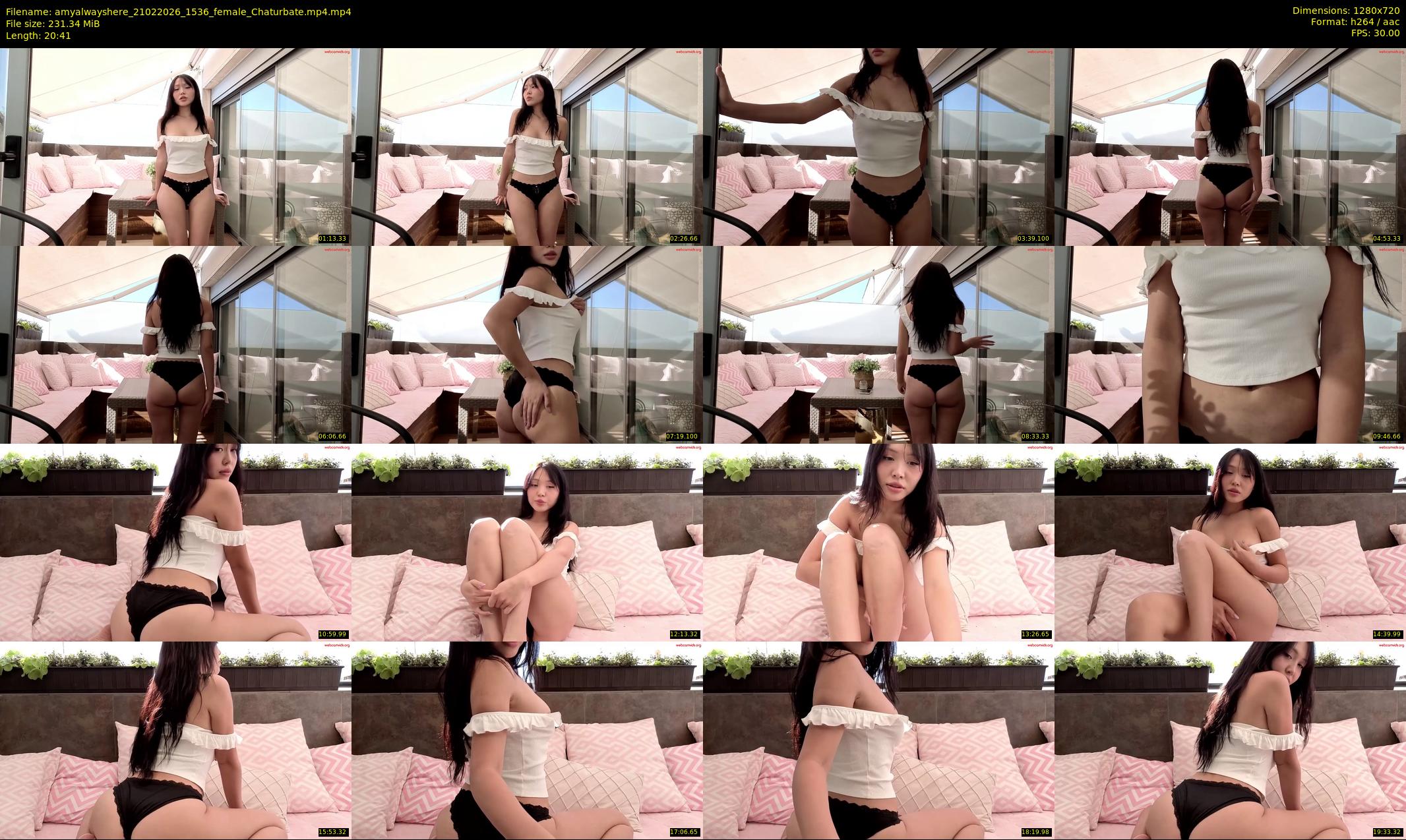 amyalwayshere — 21 minute Chaturbate female cam show recording, 720p, Feb 21, 2026